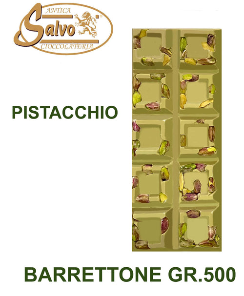 BARRETTONE PURO CIOCCOLATO AL PISTACCHIO GR.500
