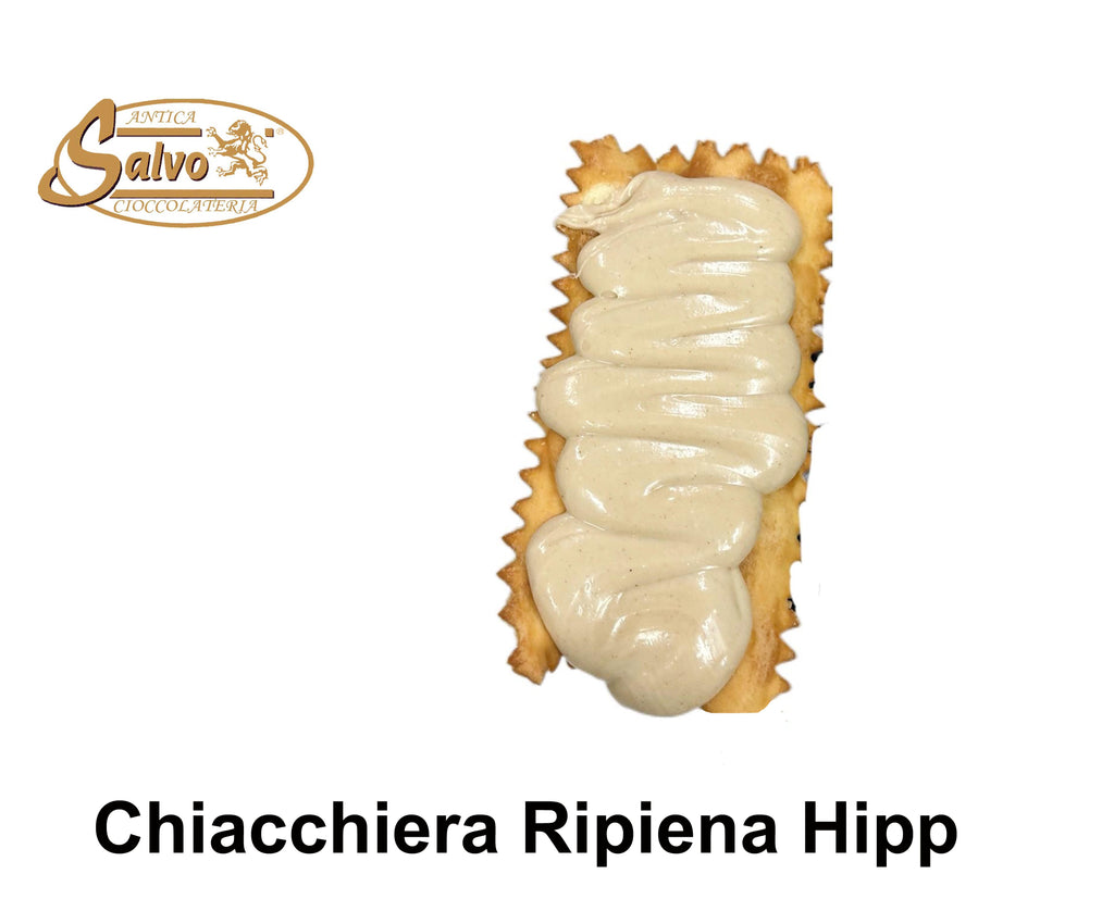 Salvo Chiacchiere di carnevale al latte ripiena Crema Hippo