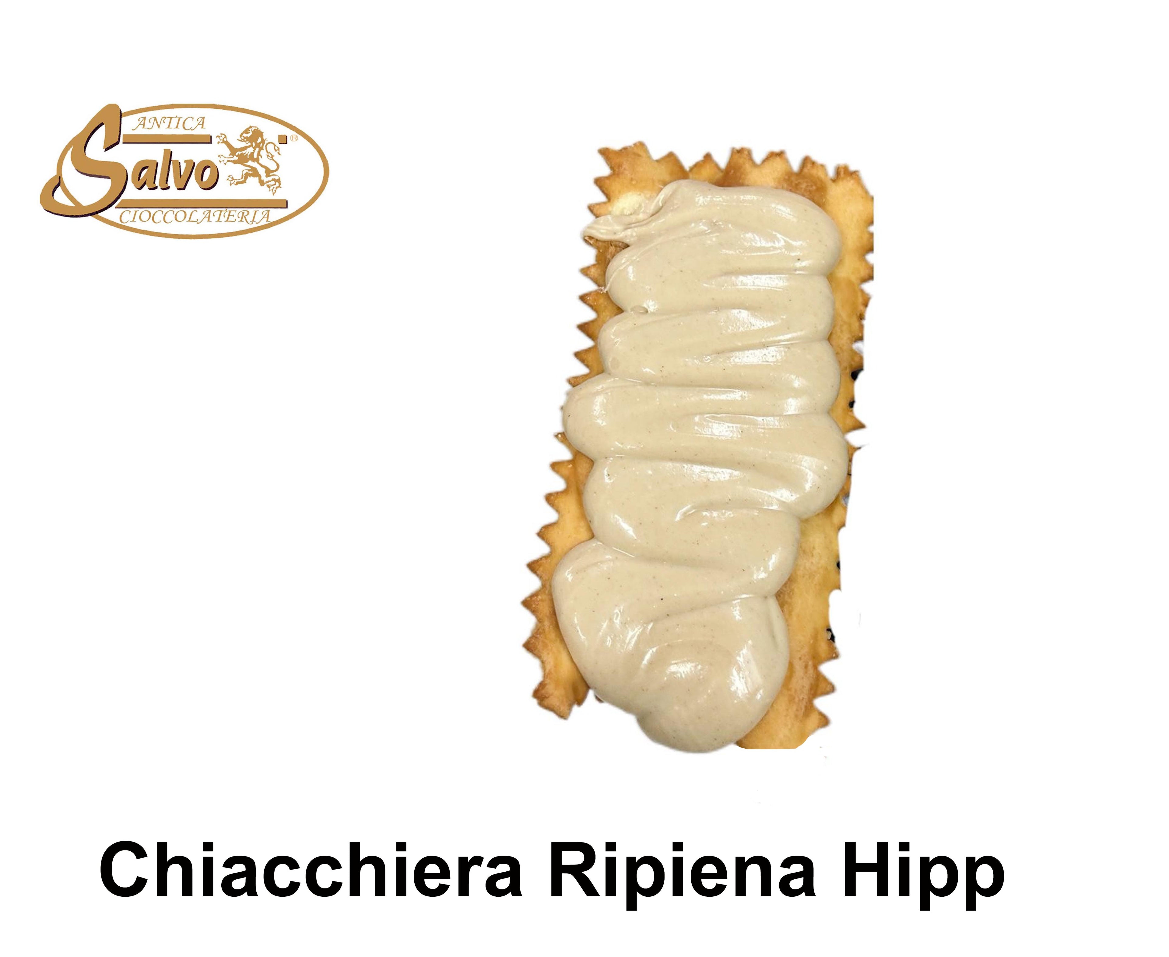 Salvo Chiacchiere di carnevale al latte ripiena Crema Hippo