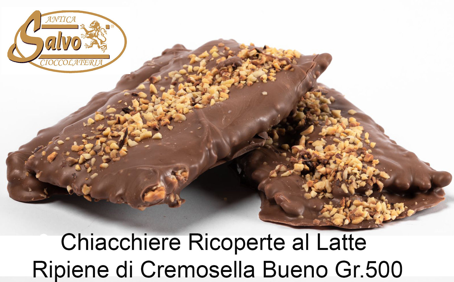 Antica Salvo Chiacchiere di carnevale al latte ripiena di Crema Buen' Gr.500