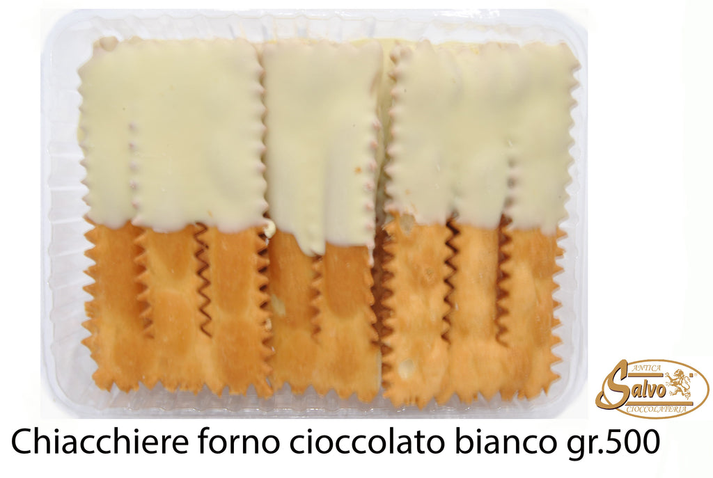 Chiacchiere di carnevale ricoperte di cioccolato Gr.500