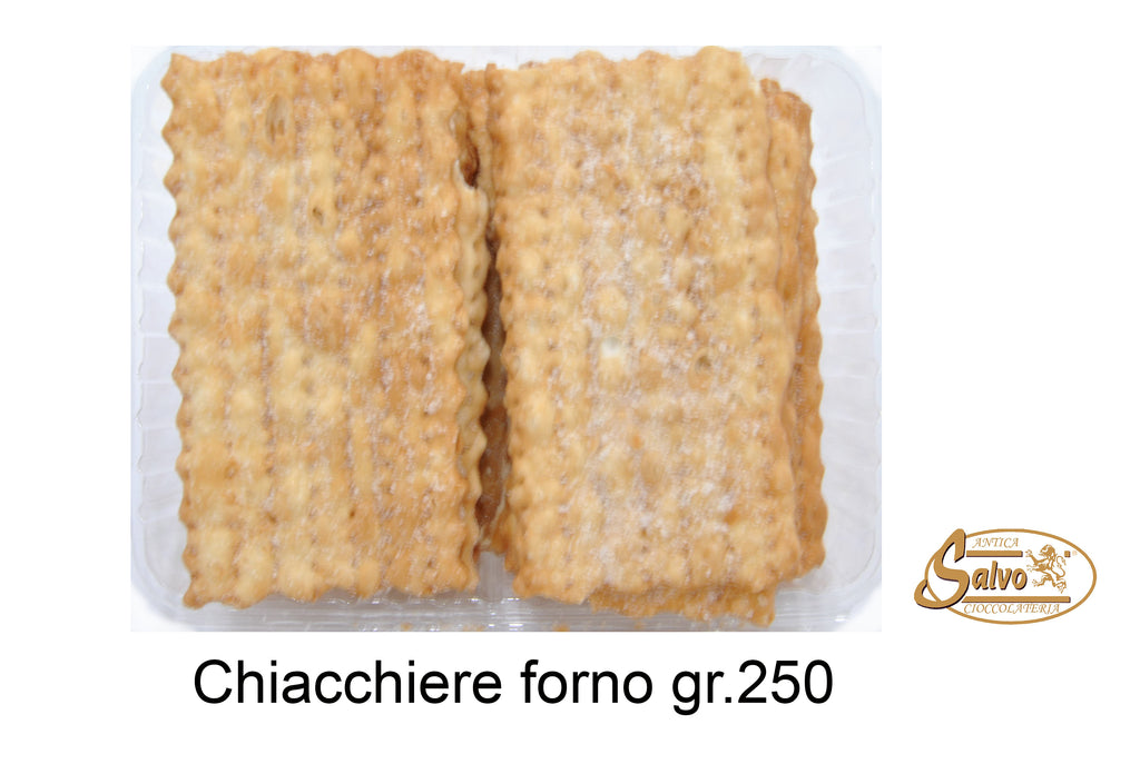 Chiacchiere al forno di Carnevale Gr.250