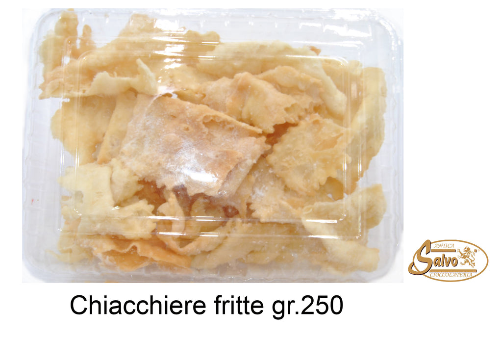 Salvo Chiacchiere fritte di Carnevale Gr.250