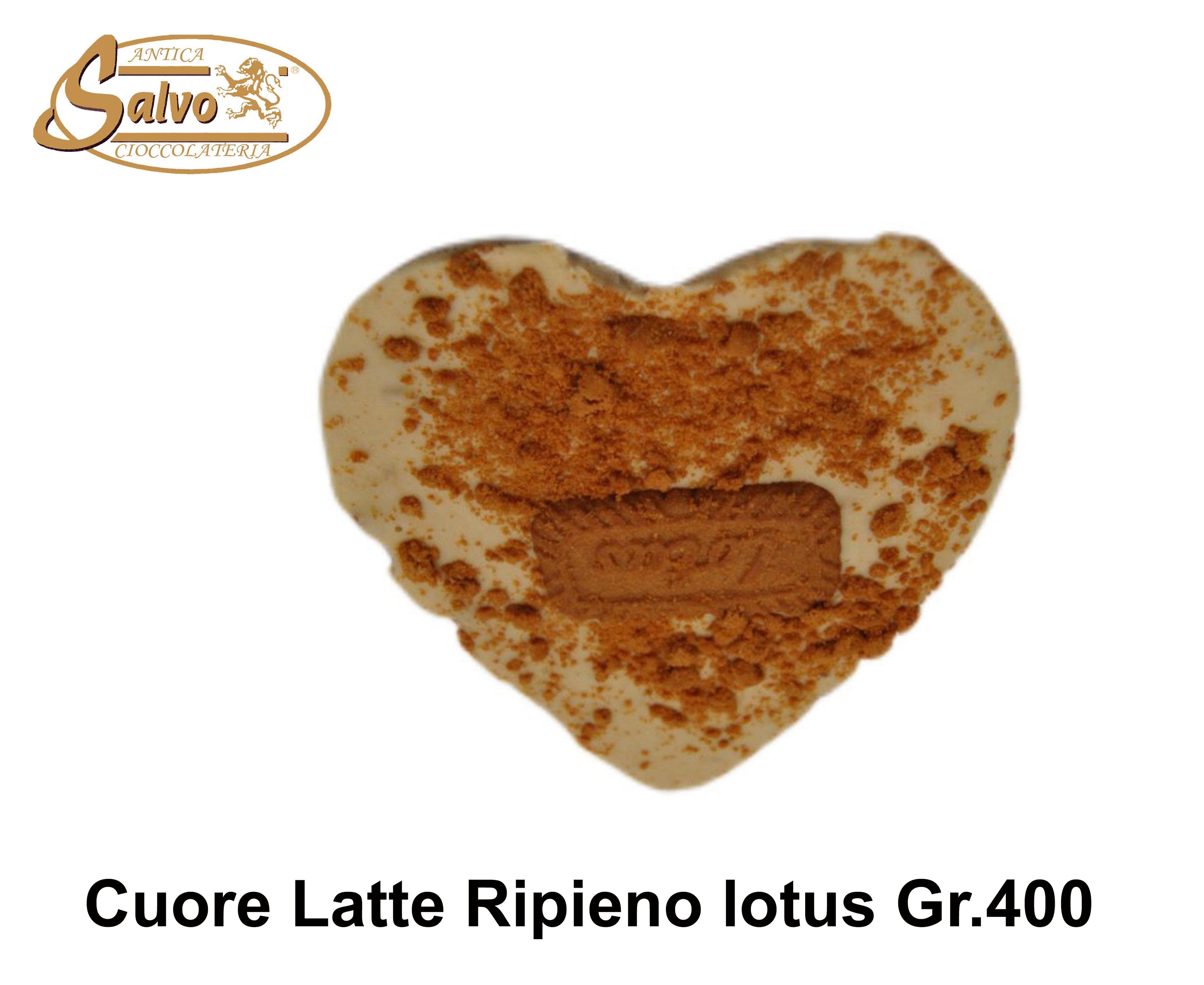 Cuore latte ripieno crema Lotus GR.400