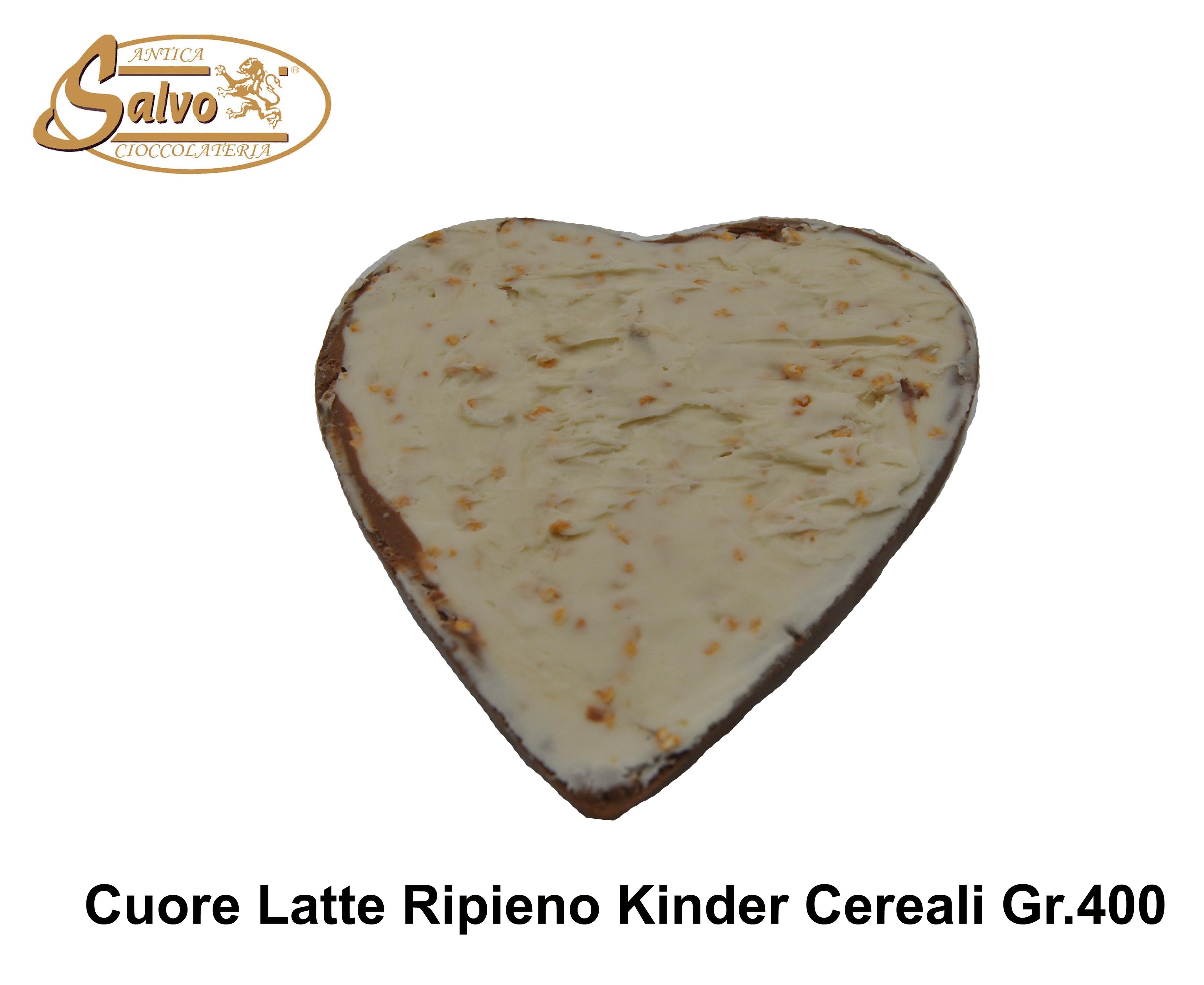 Cuore latte ripieno crema Kinder Cereali GR.400