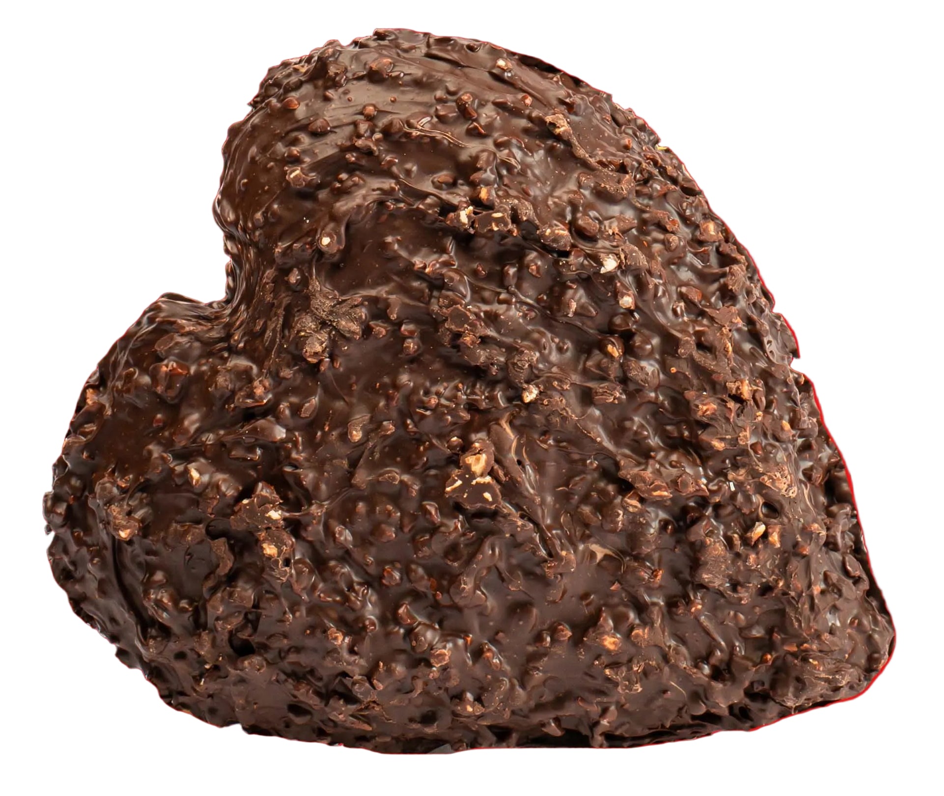 Cuore nocciolato fondente ripieno di crema dark gr.650