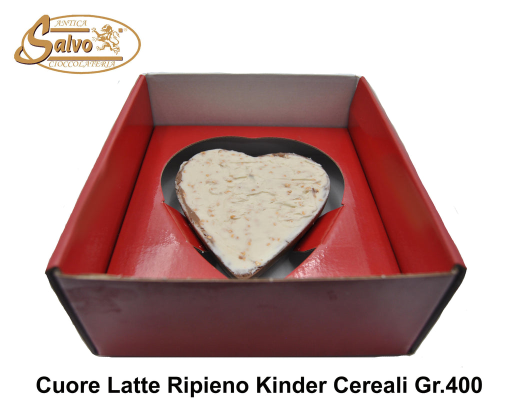 Cuore latte ripieno crema Kinder Cereali GR.400