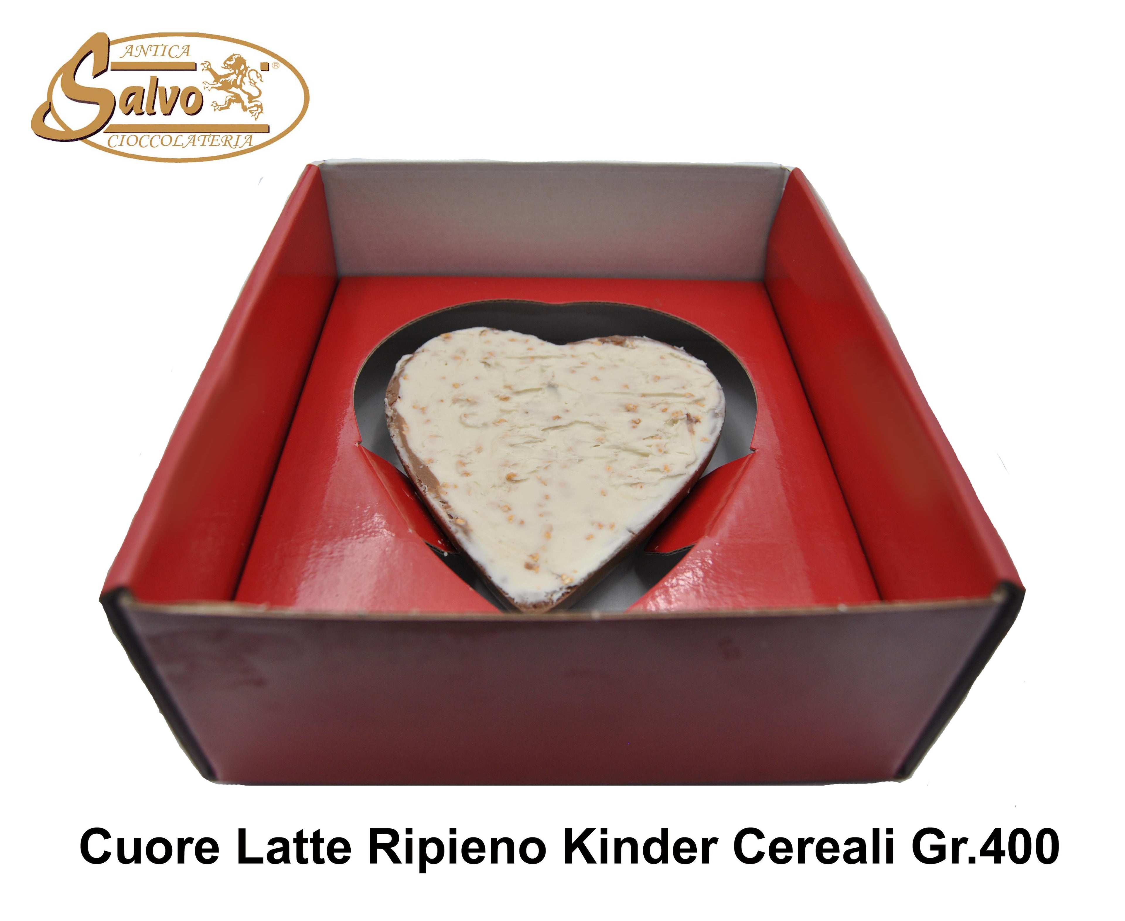 Cuore latte ripieno crema Kinder Cereali GR.400