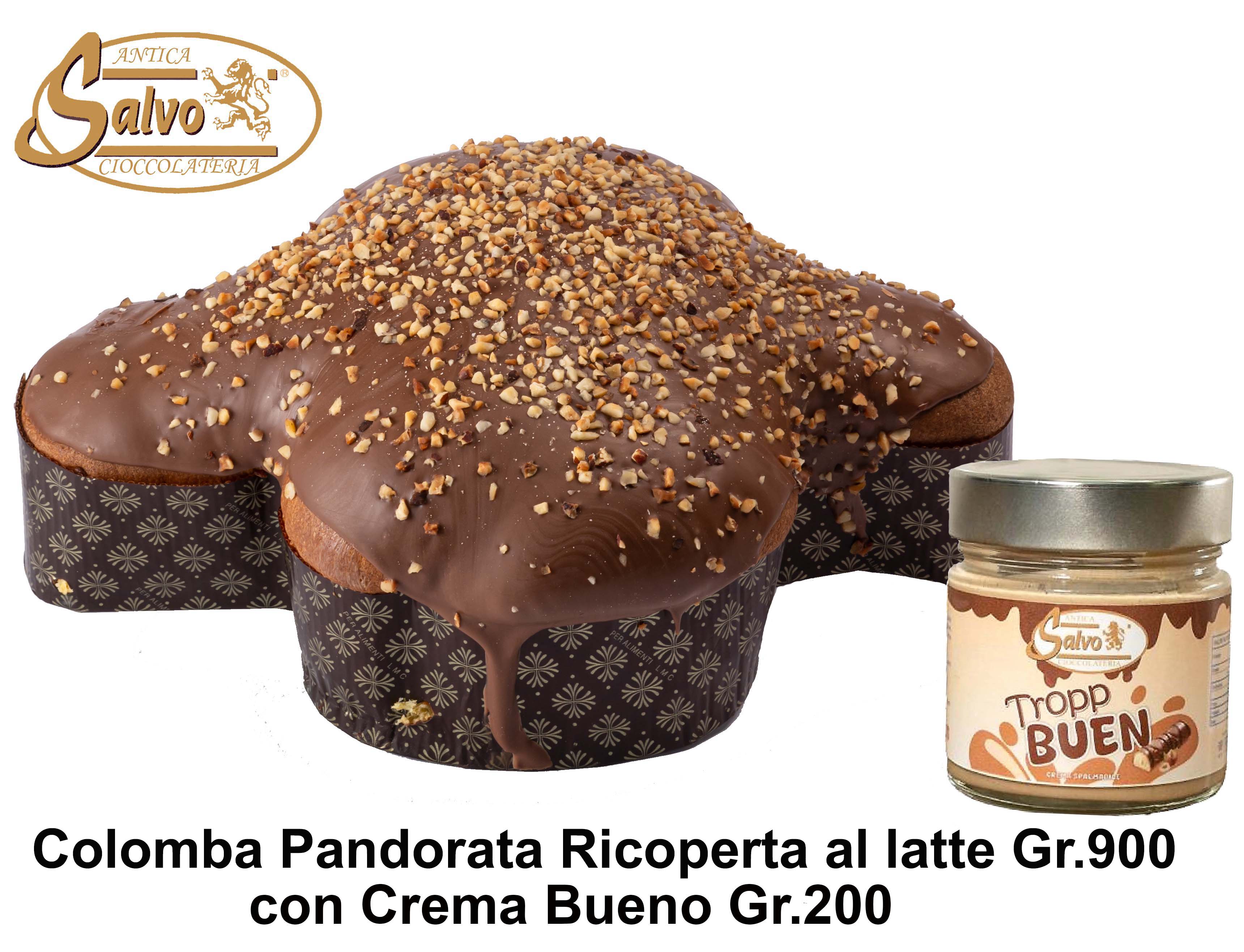 GRAN LIEVITATO ALLA NOCCIOLA (COLOMBA) Gr.900 + VASETTO CREMA SPALMABILE ALLA NOCCIOLA Gr.200