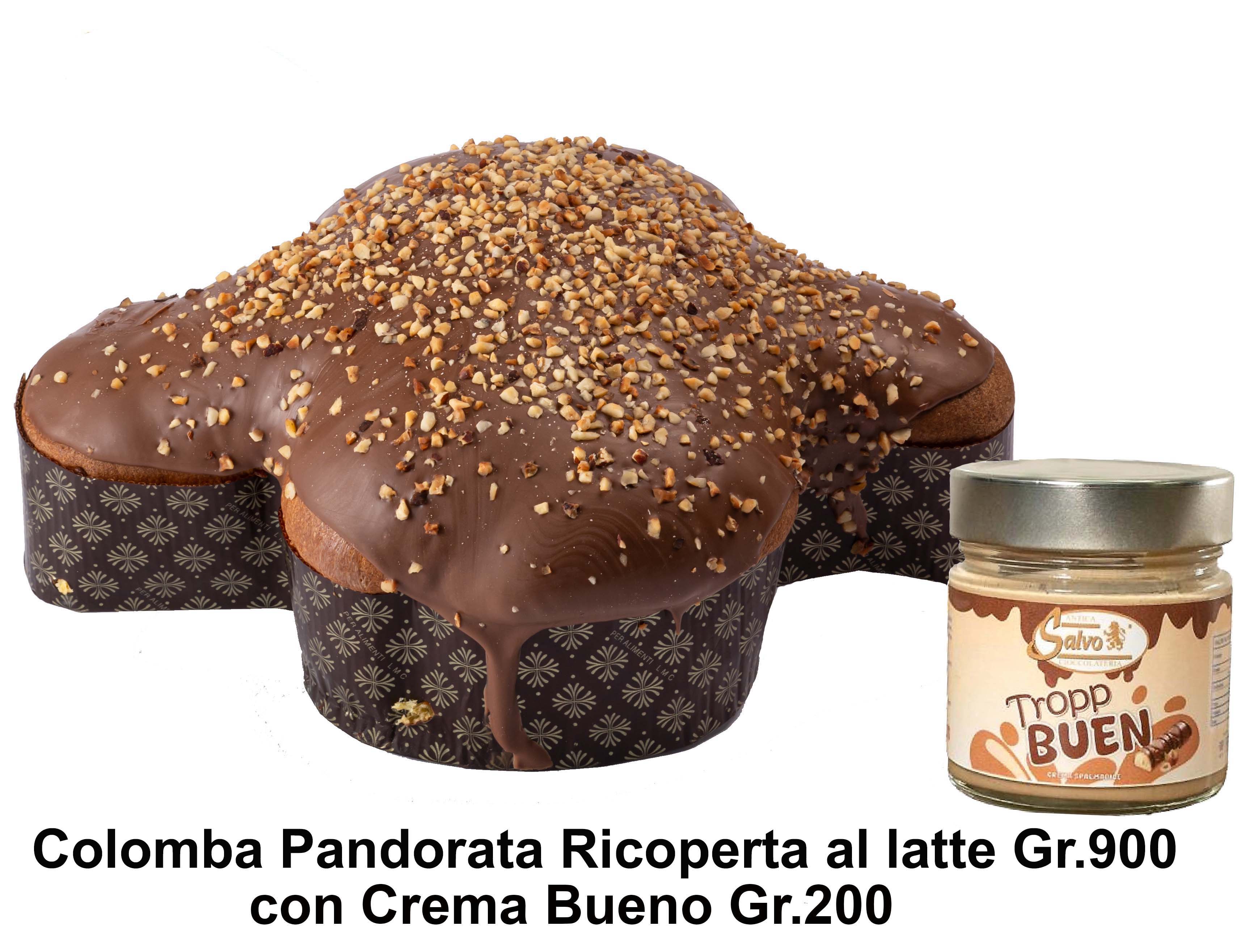 GRAN LIEVITATO ALLA NOCCIOLA (COLOMBA) Gr.900 + VASETTO CREMA SPALMABILE ALLA NOCCIOLA Gr.200