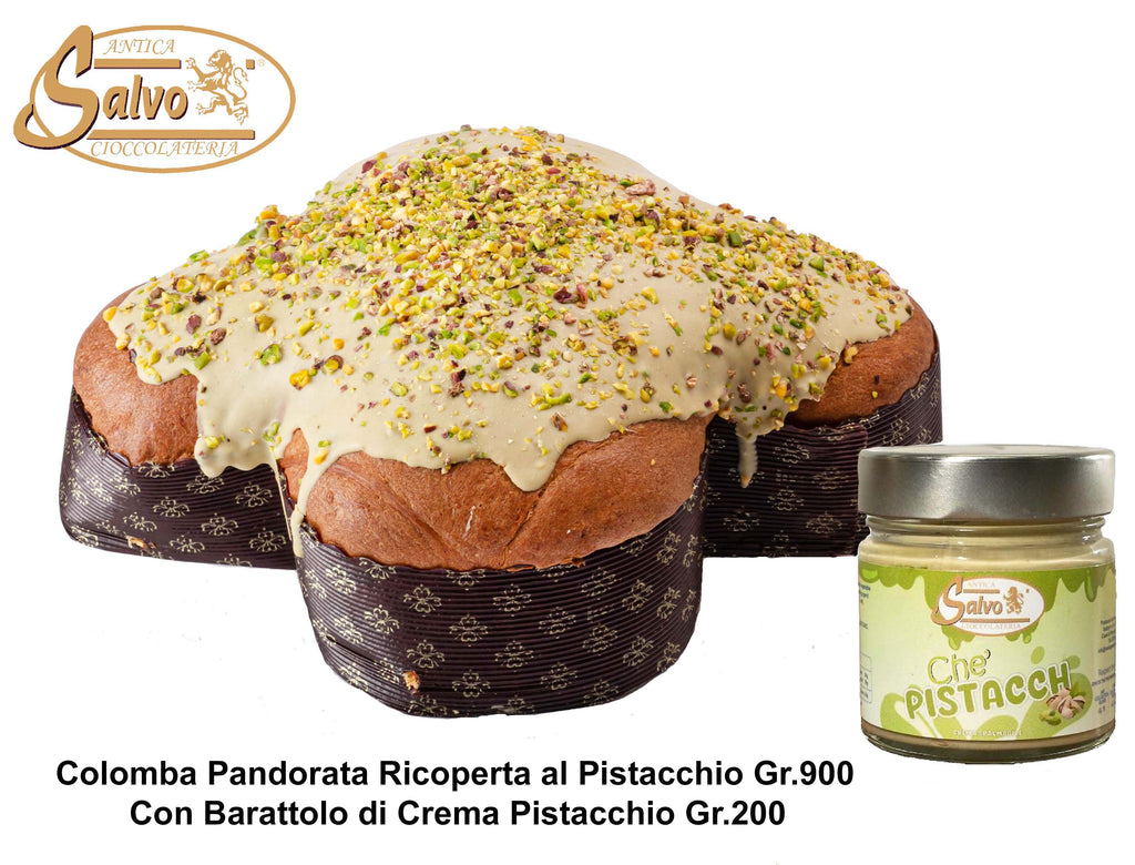 GRAN LIEVITATO AL PISTACCHIO Gr.900+ BARATTOLO CREMA AL PISTACCHIO GR.200