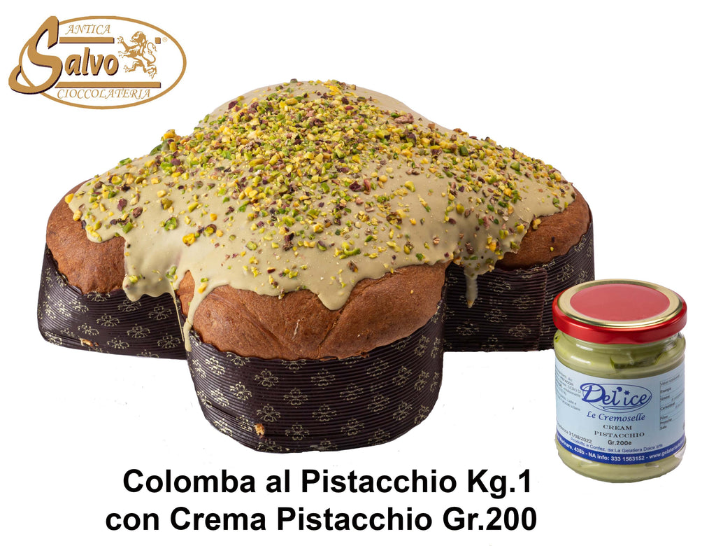 GRAN LIEVITATO AL PISTACCHIO Gr.900+ BARATTOLO CREMA AL PISTACCHIO GR.200