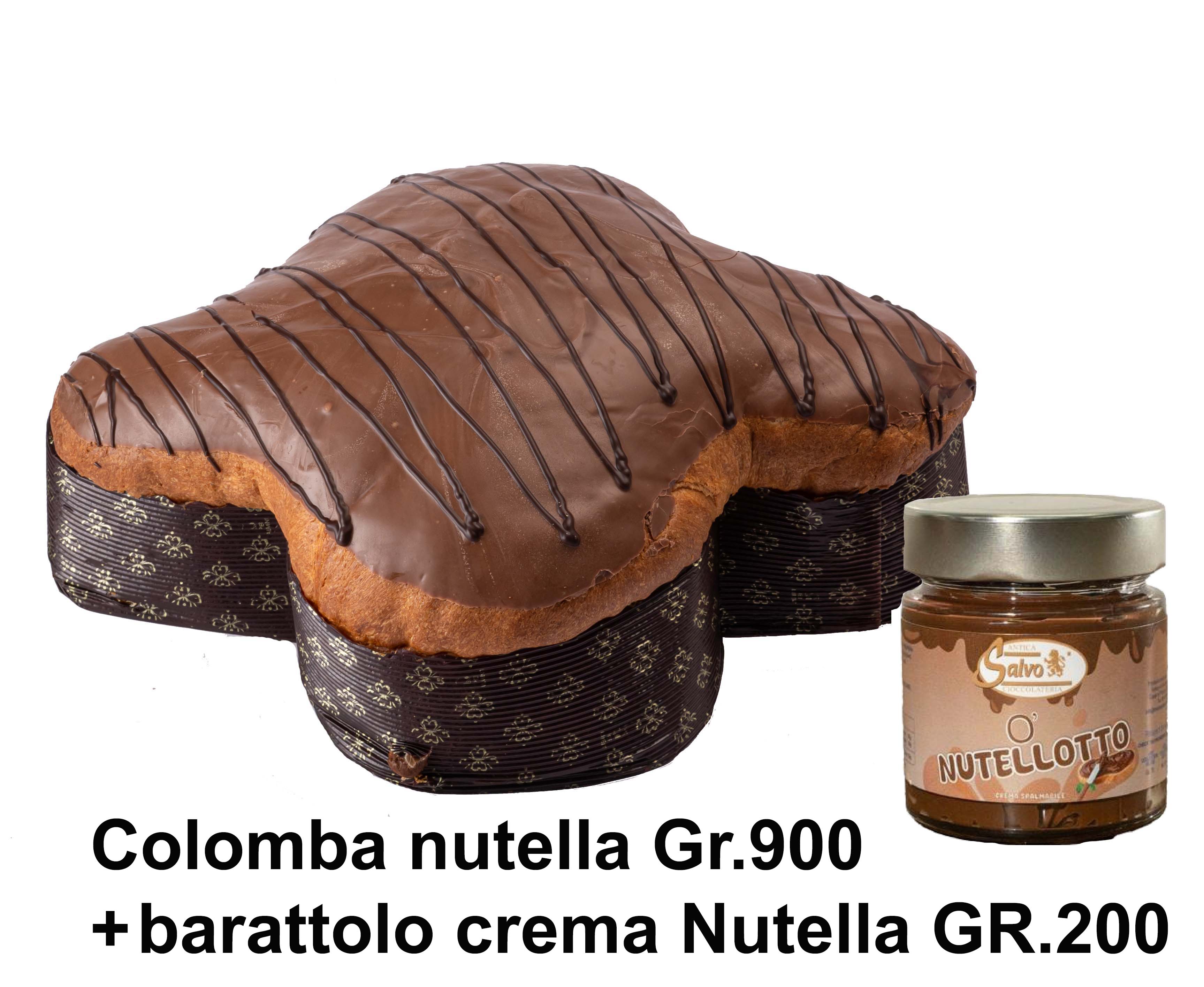 Antica Colomba alla Nutella Gr.900 + Barattolo di crema Nutellotto Gr.200