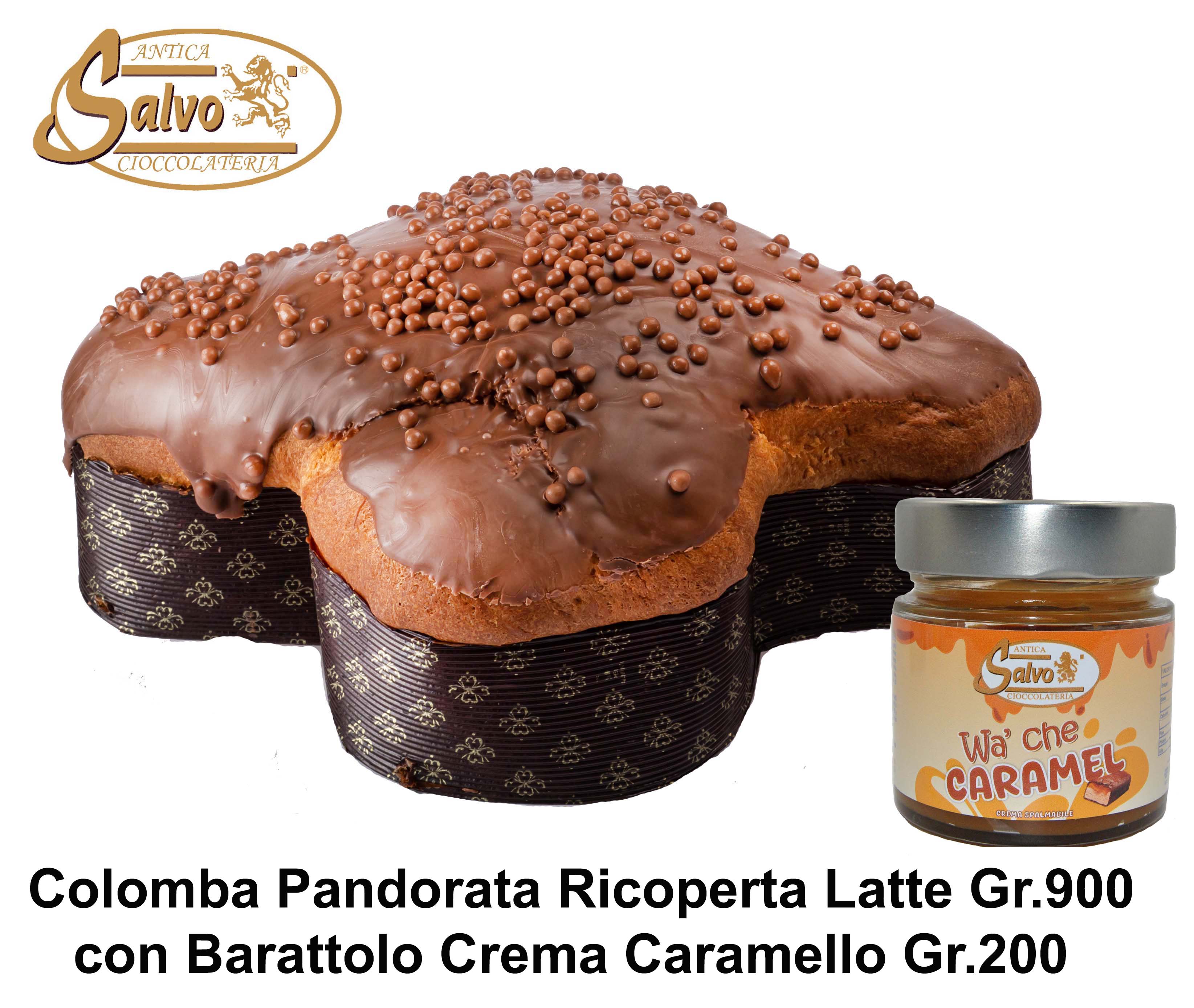 Colomba al caramello Gr.900 + barattolo crema caramello Gr.200