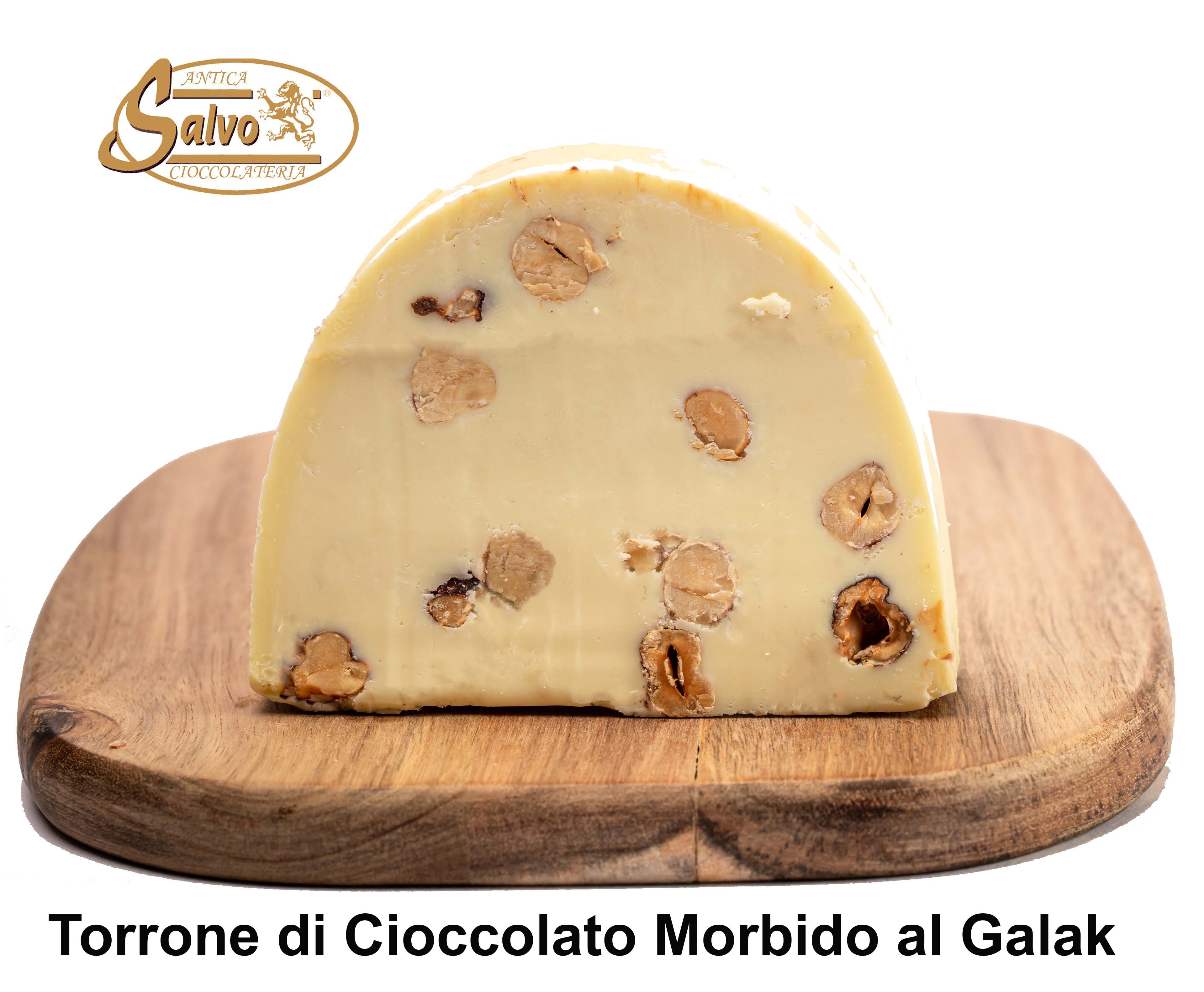 Torrone di cioccolato morbido al Galak a fette