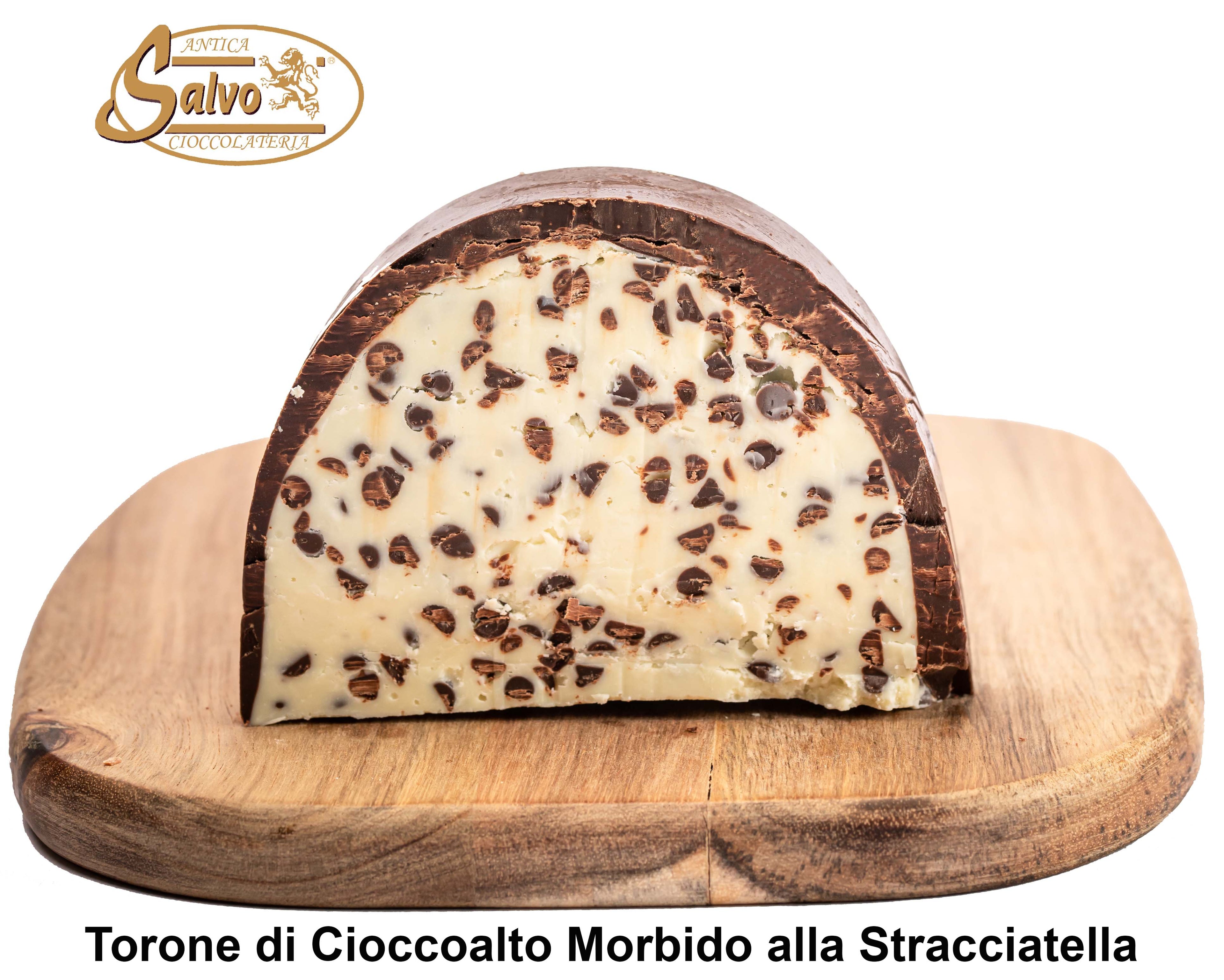 Torrone di Cioccolato Morbido alla Stracciatella