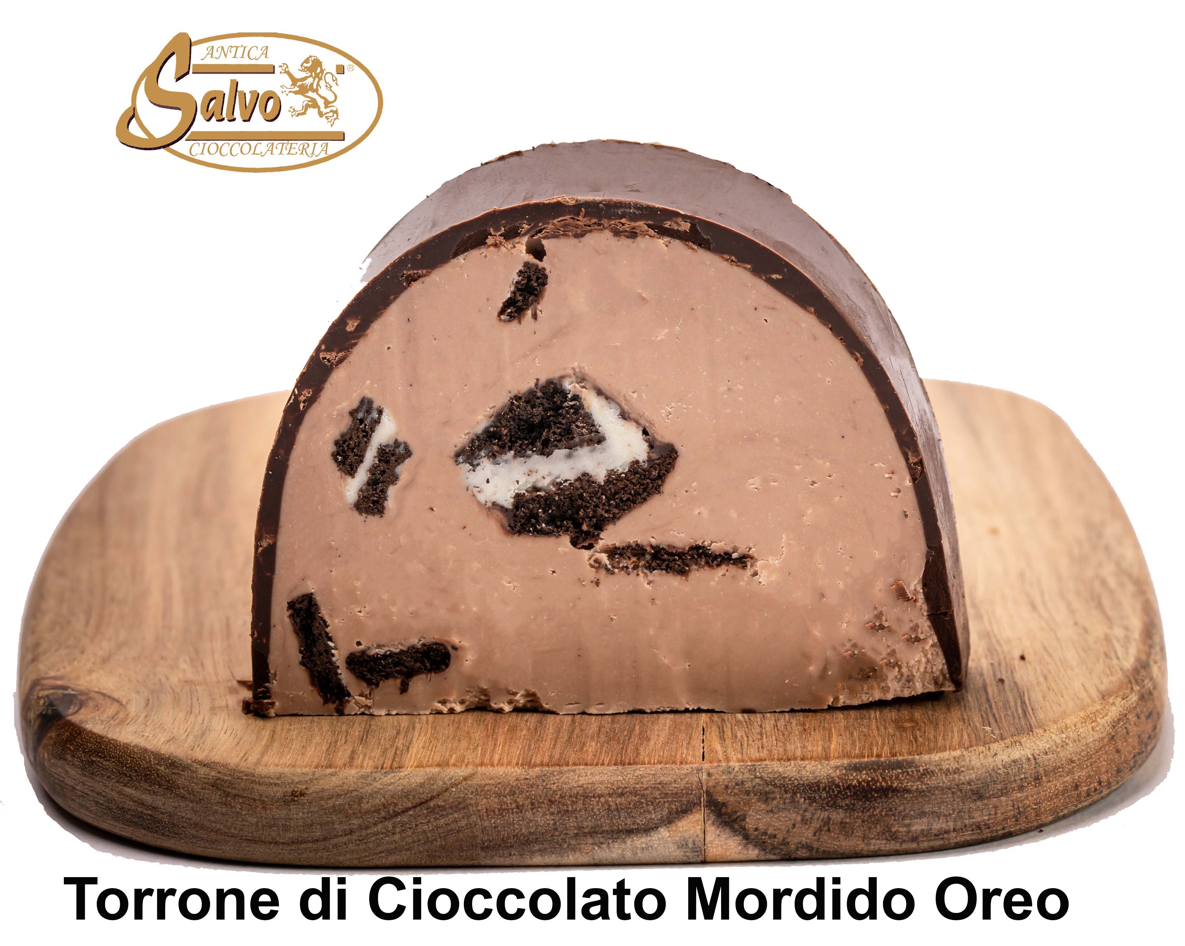 Torrone di cioccolato morbido Oreo a fette