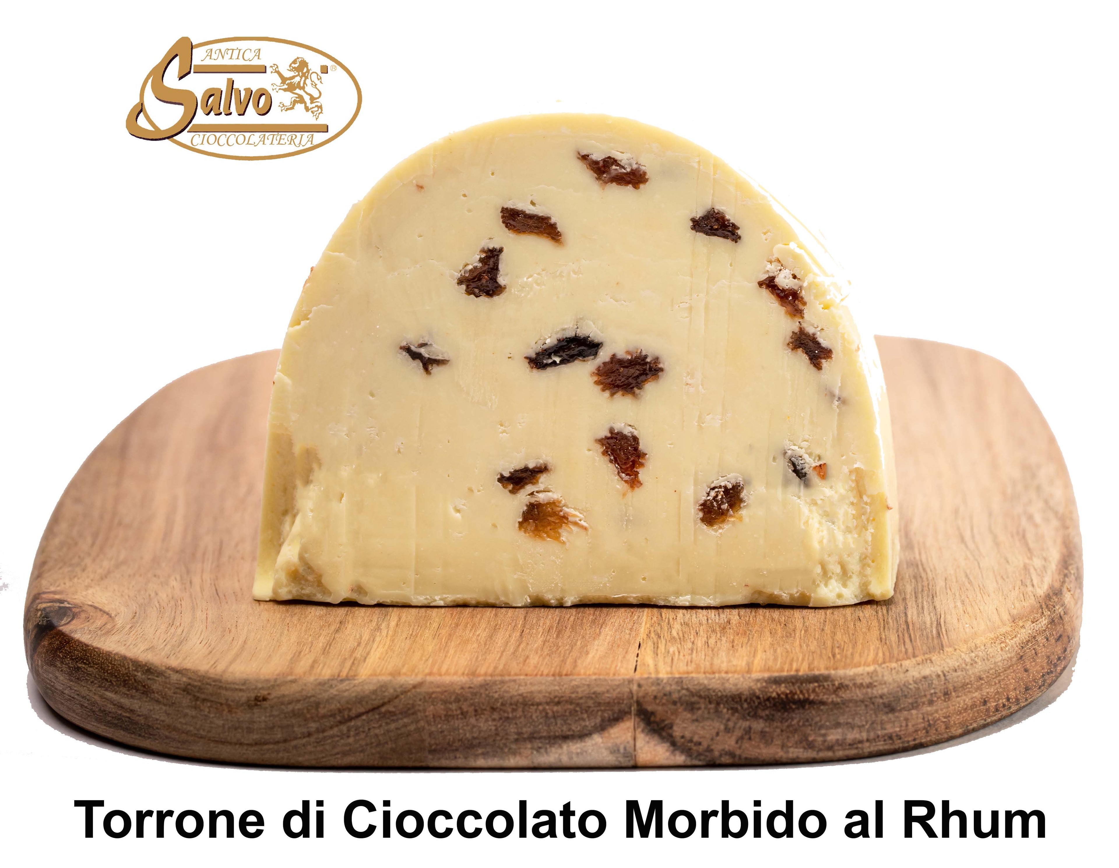 Torrone di cioccolato morbido al Rhum a fette