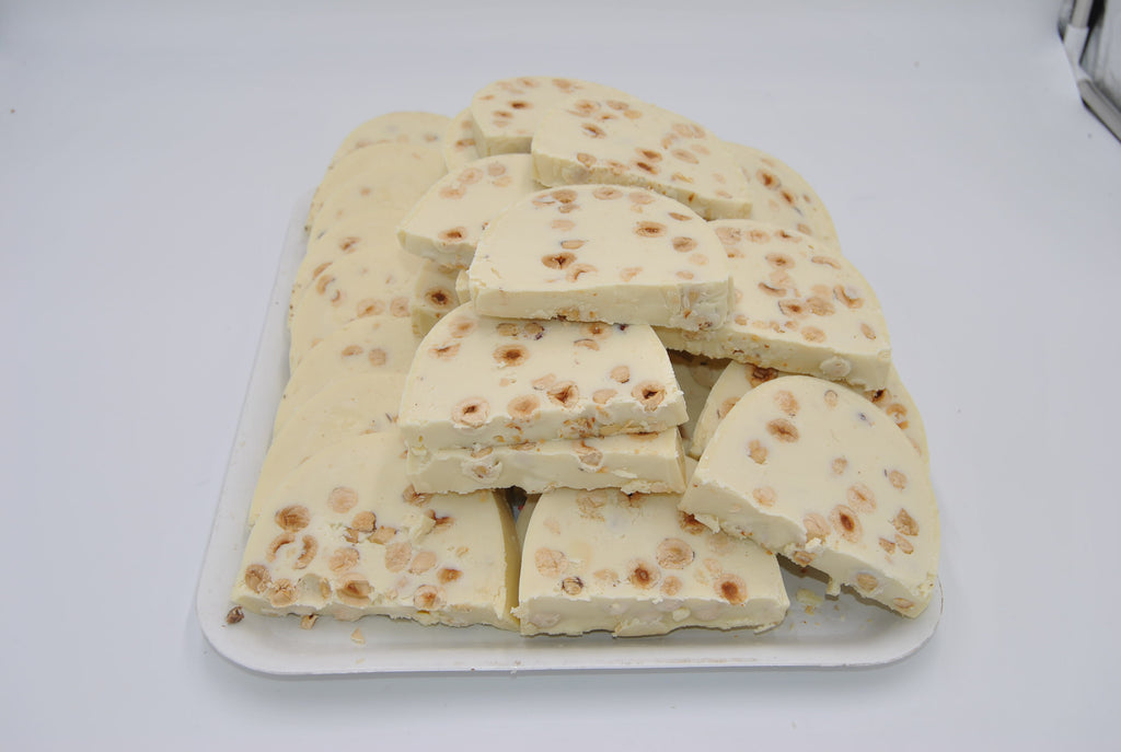 Torrone di cioccolato morbido al Galak a fette