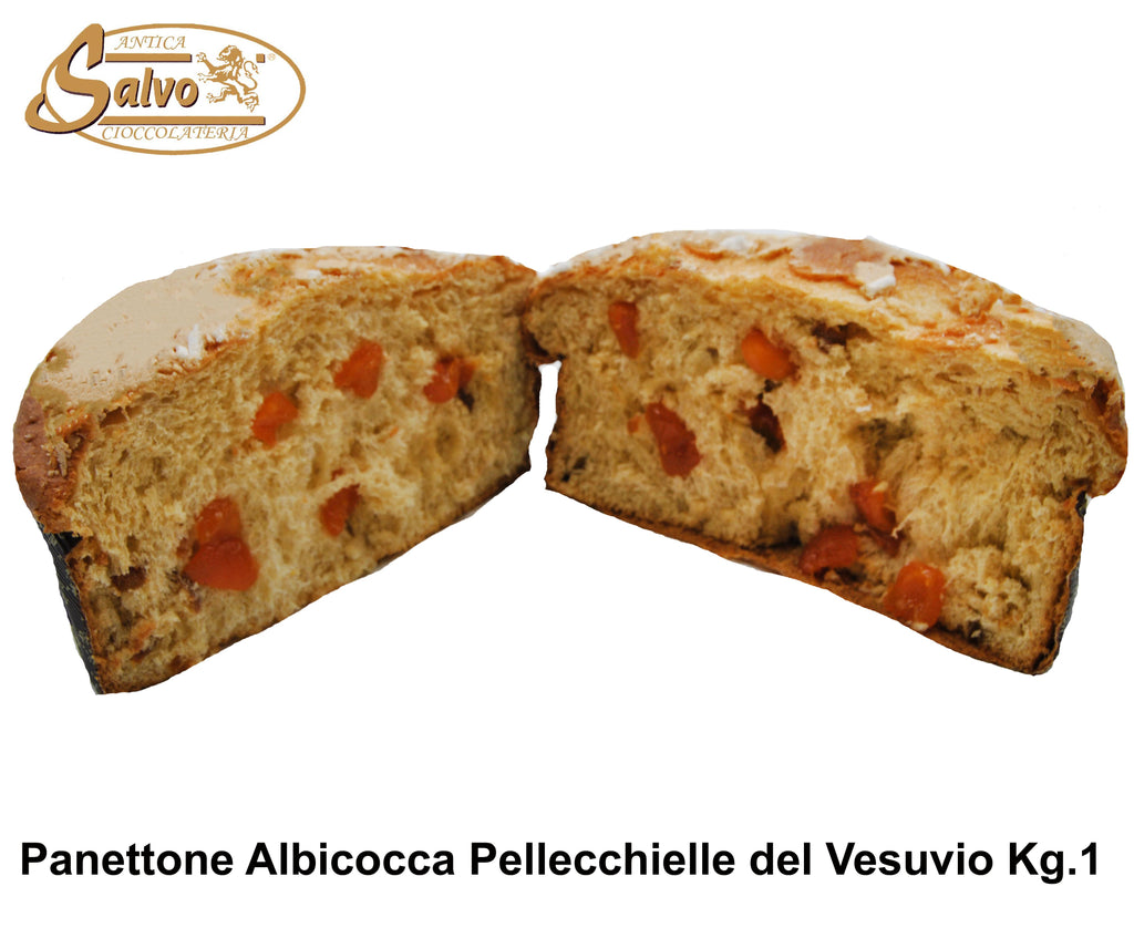 SALVO PANETTONE ARTIGIANALE ALBICOCCA E MANDORLE KG.1