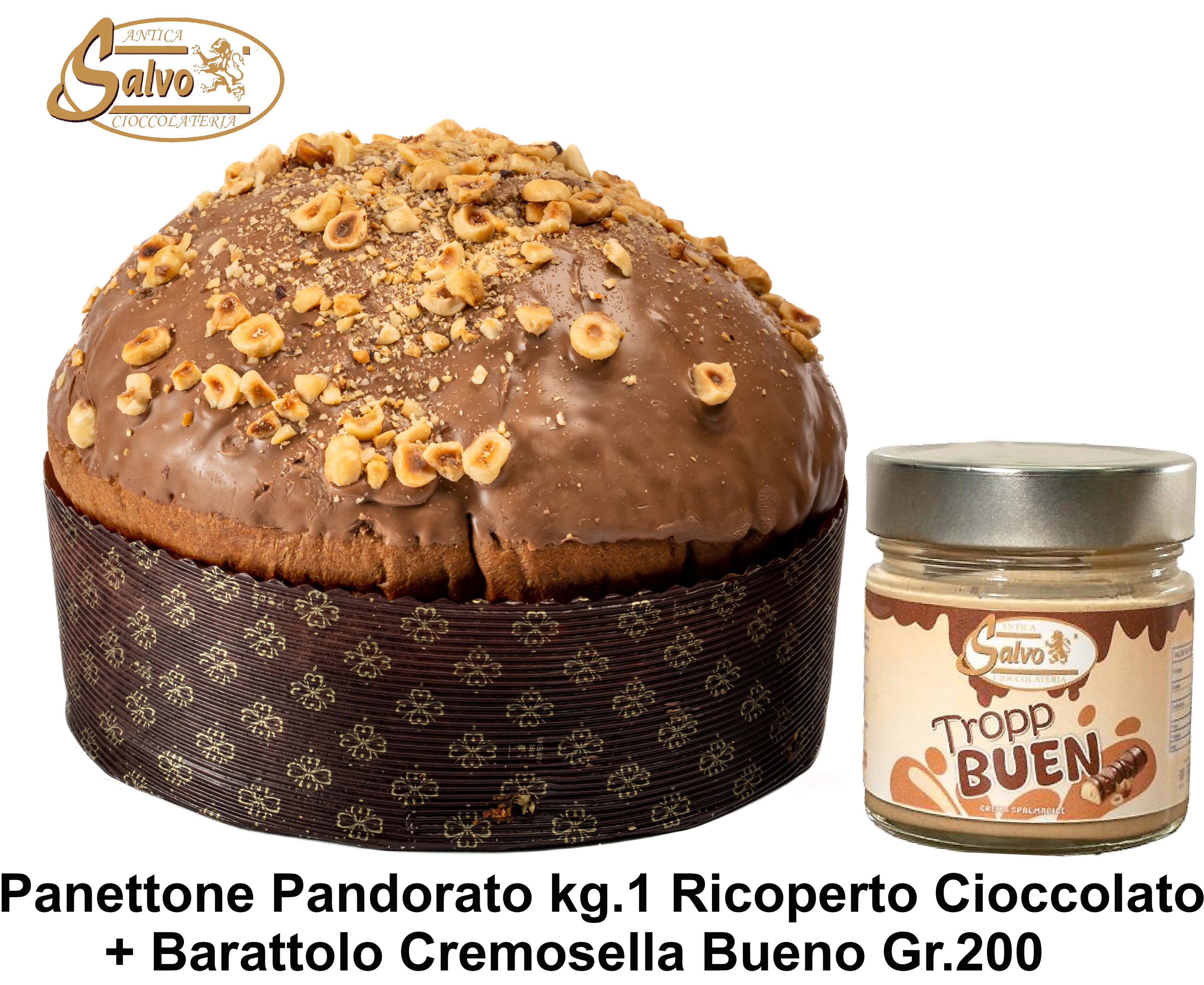 PANETTONE TROPP' BUEN kg.1 + BARATTOLO DI CREMA BUEN GR.200