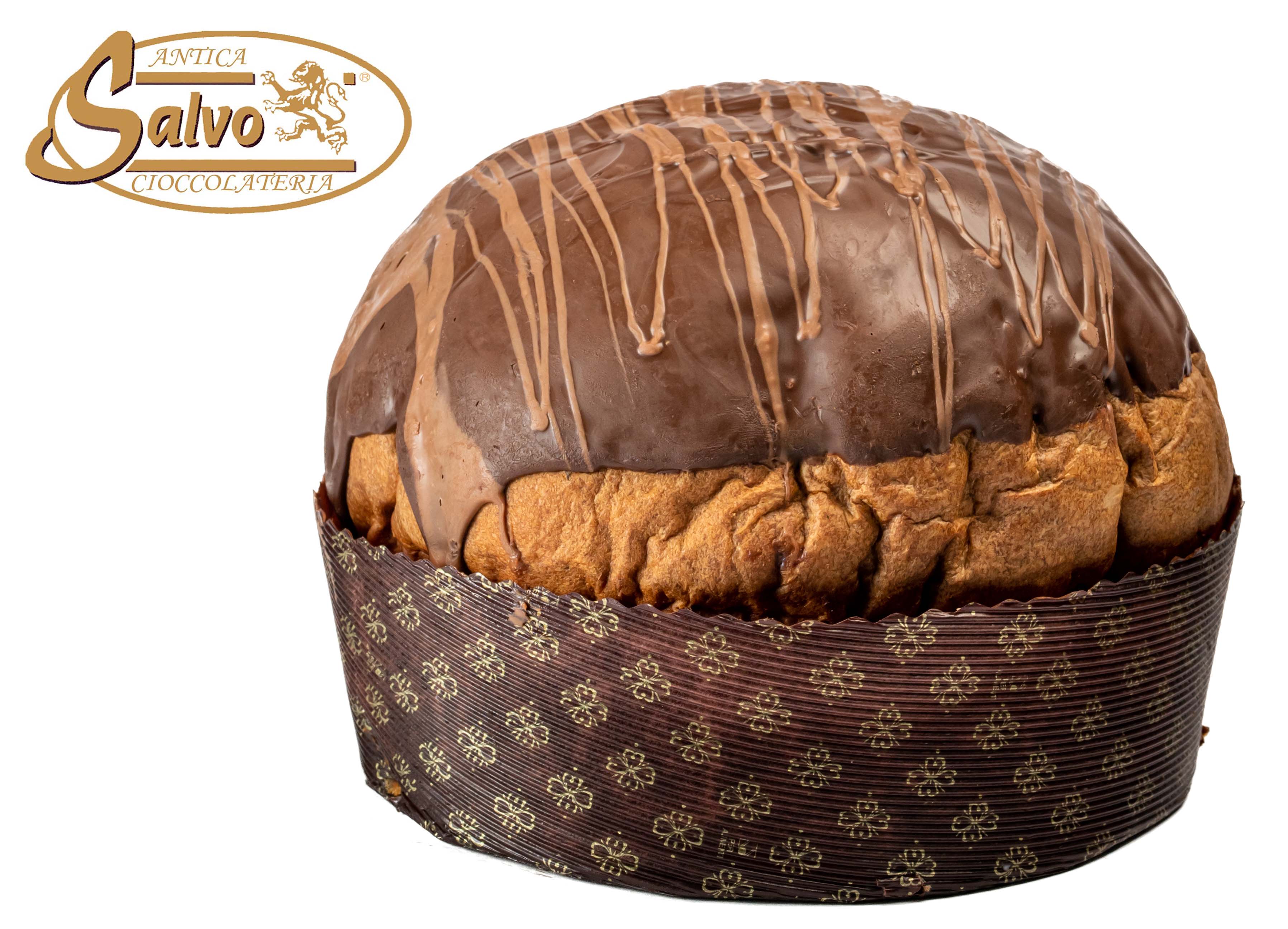 PANETTONE CIOCCOLATO FONDENTE KG.1 + BARATTOLO CREMA FONDENTE GR.200