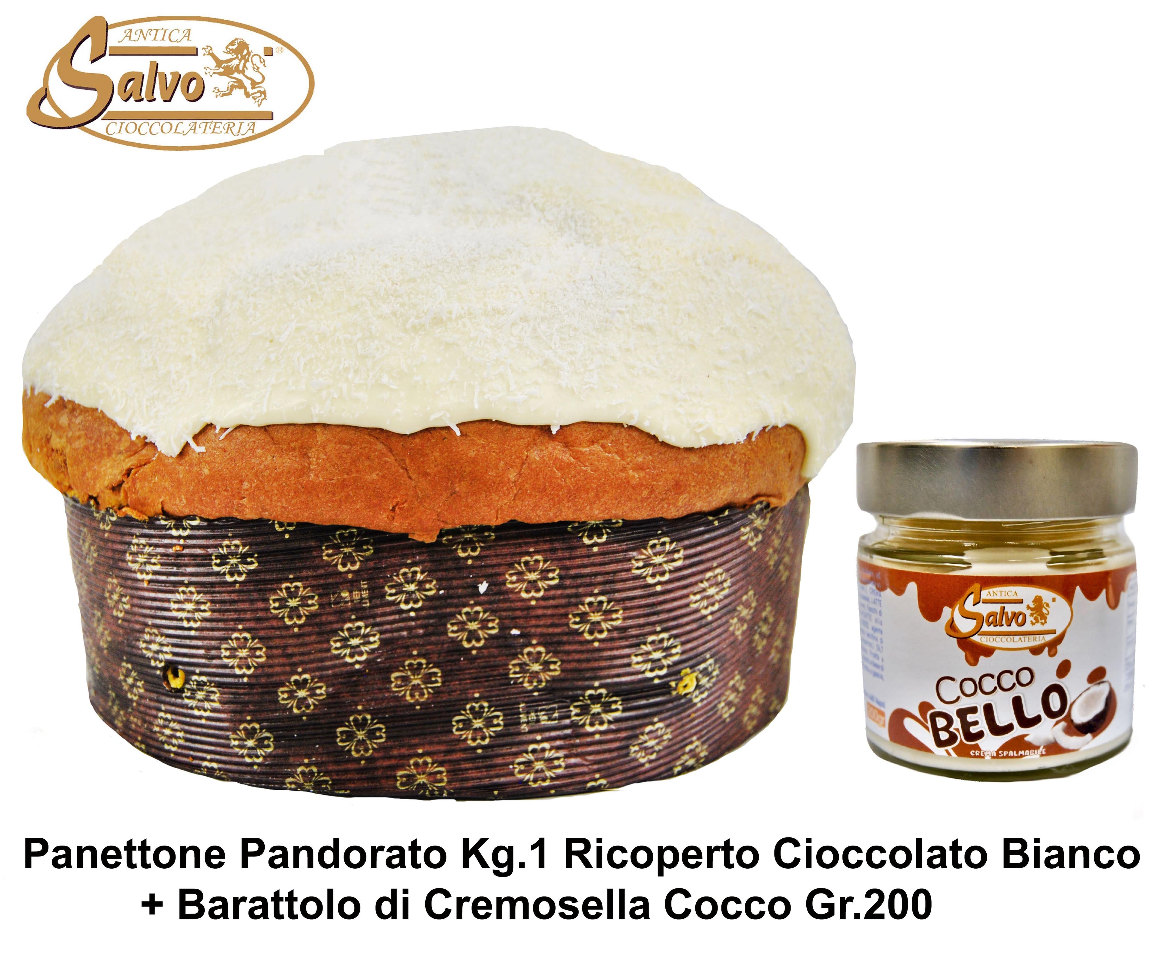 PANETTONE AL COCCO KG.1 + BARATTOLO CREMA COCCO GR.200