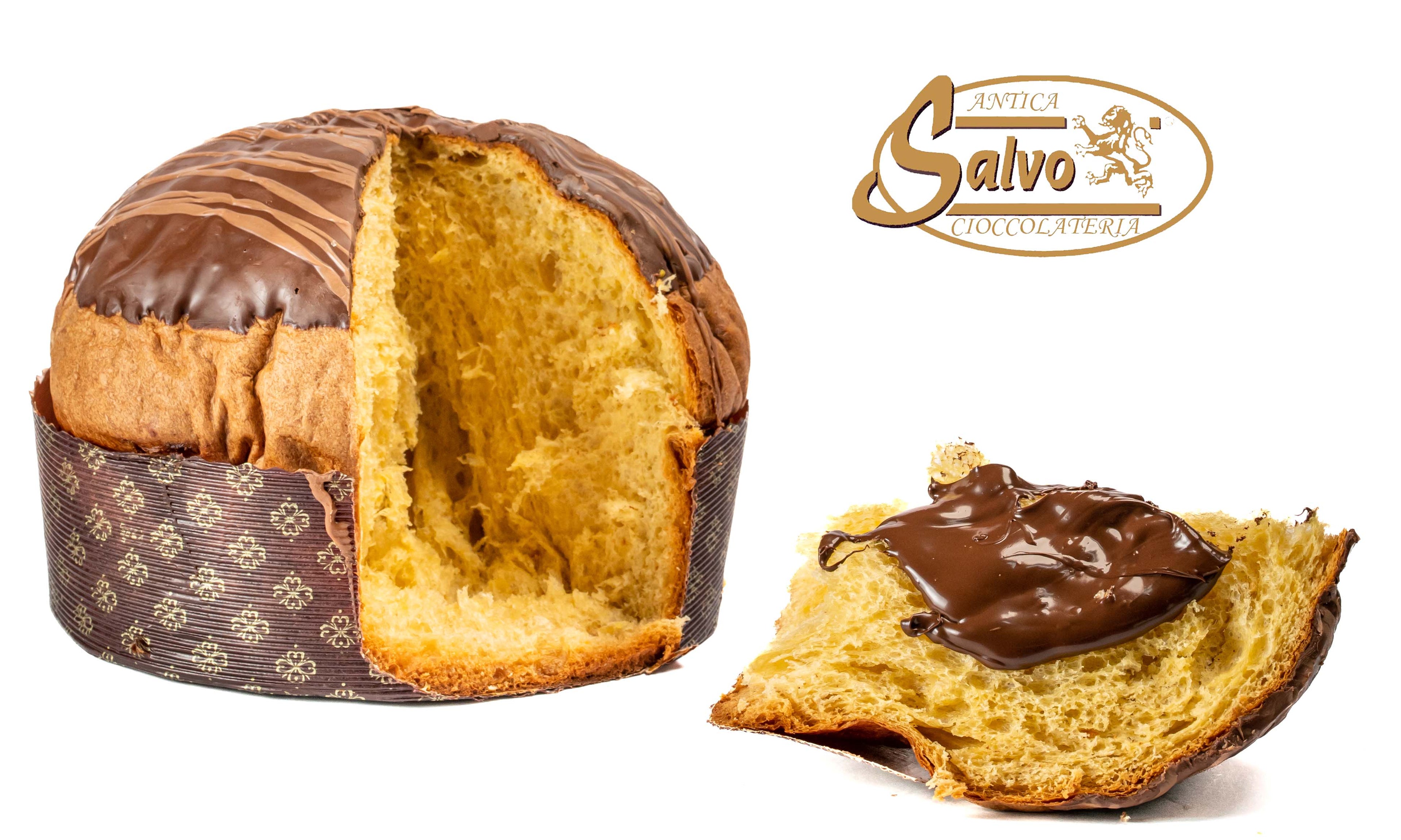 PANETTONE CIOCCOLATO FONDENTE KG.1 + BARATTOLO CREMA FONDENTE GR.200