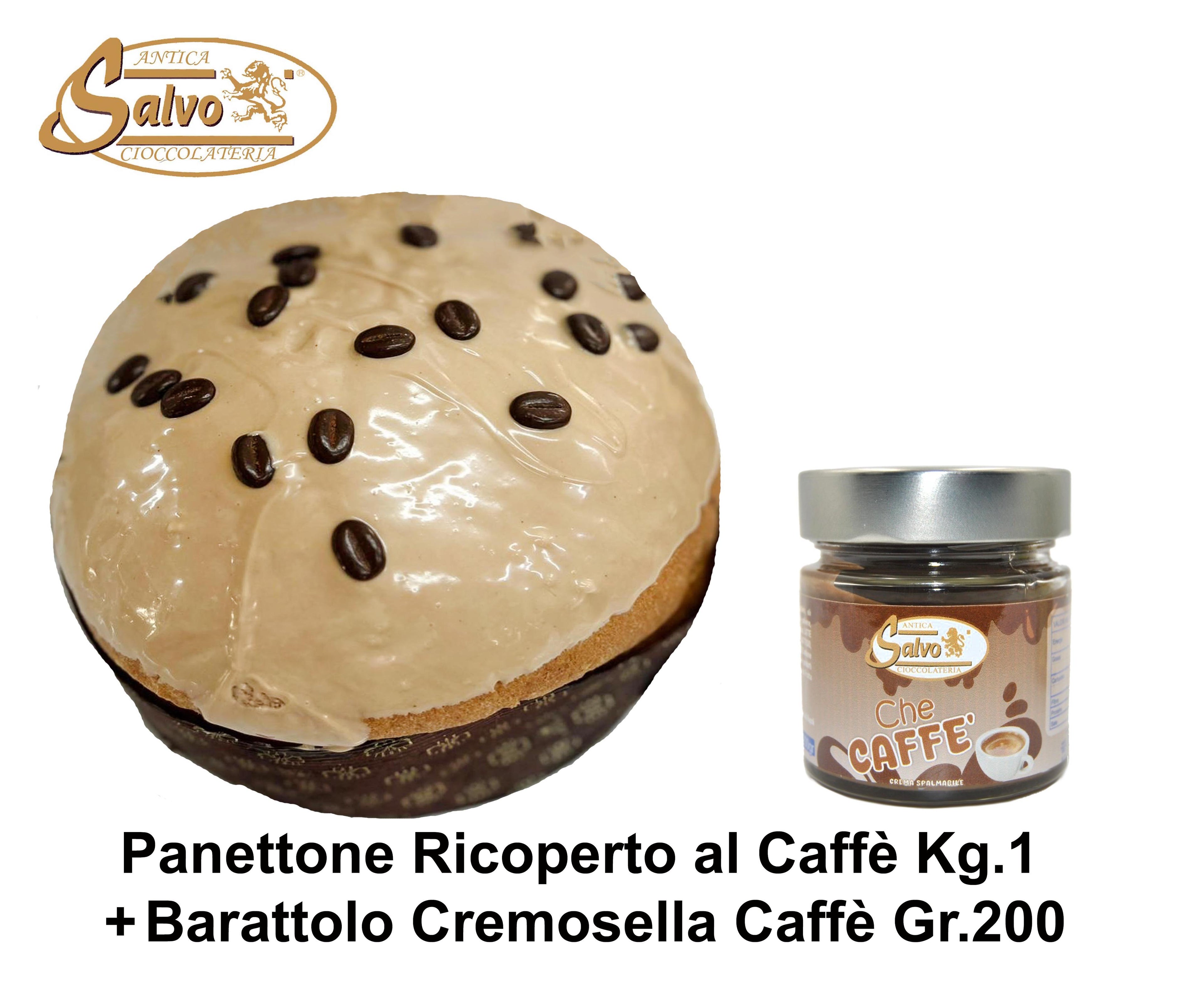 PANETTONE AL CAFFE KG.1 + BARATTOLO CREMA CAFFE GR.200