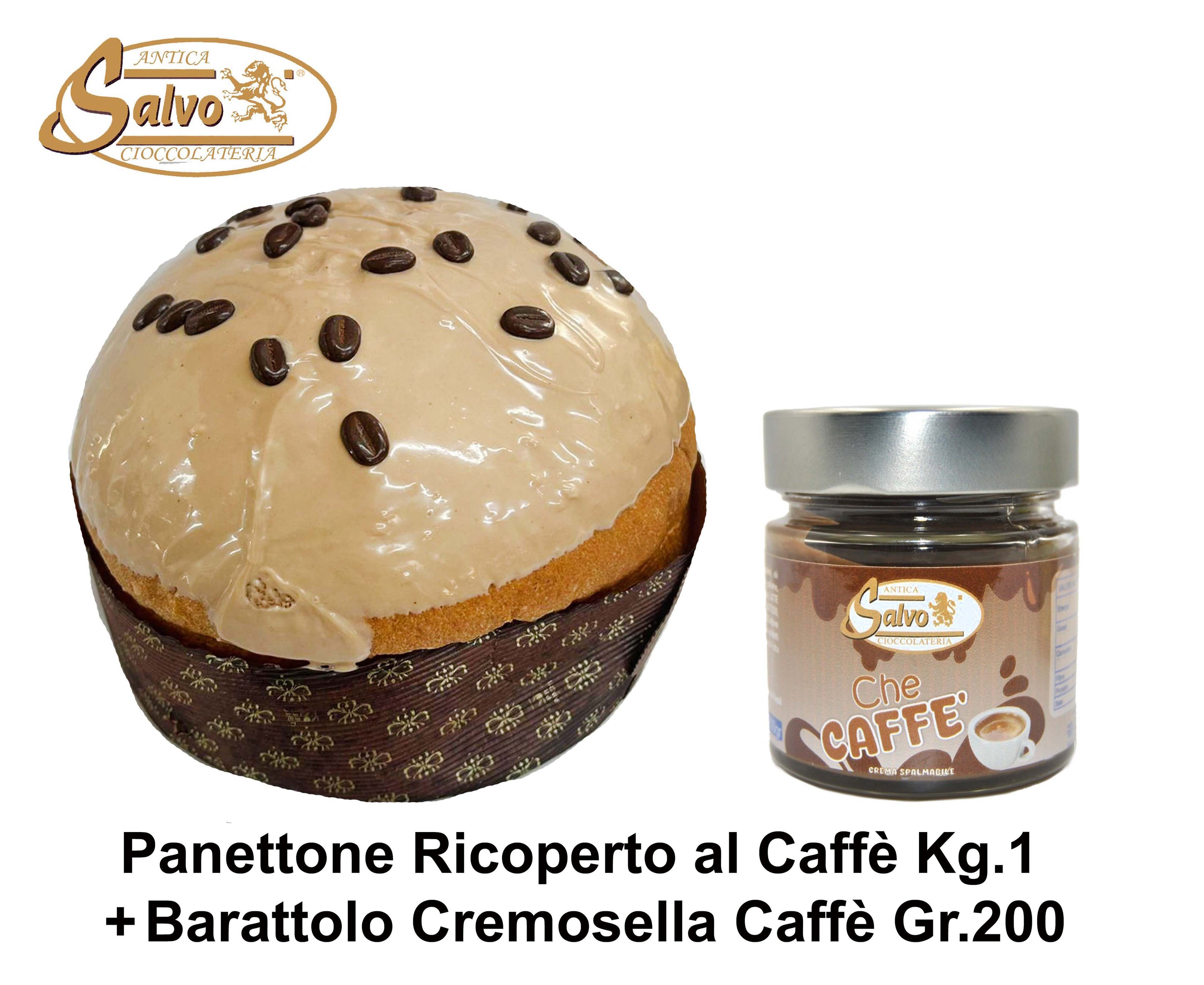 PANETTONE AL CAFFE KG.1 + BARATTOLO CREMA CAFFE GR.200