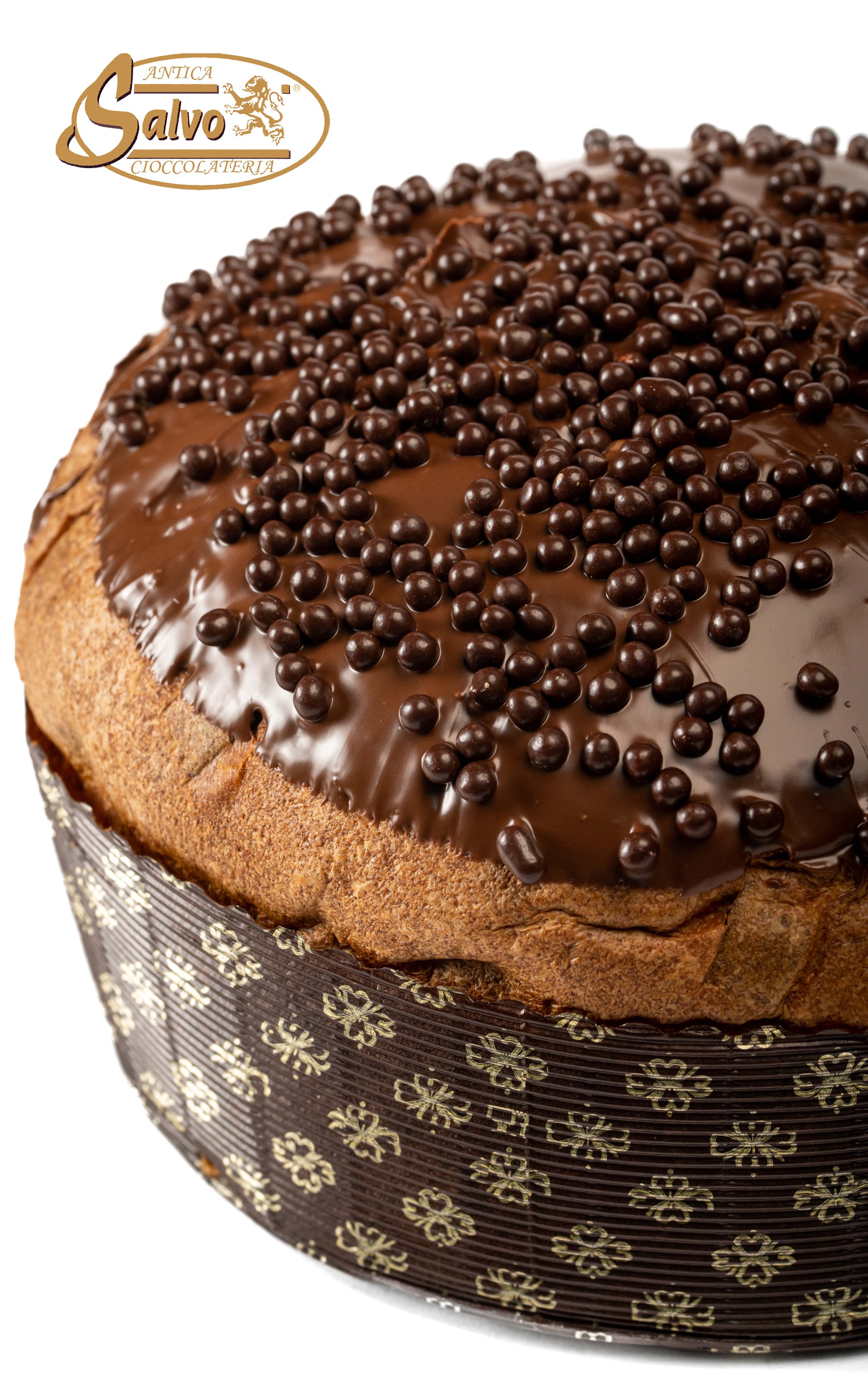 SALVO PANETTONE GIANDUJA CON GOCCE CIOCCOLATO KG.1