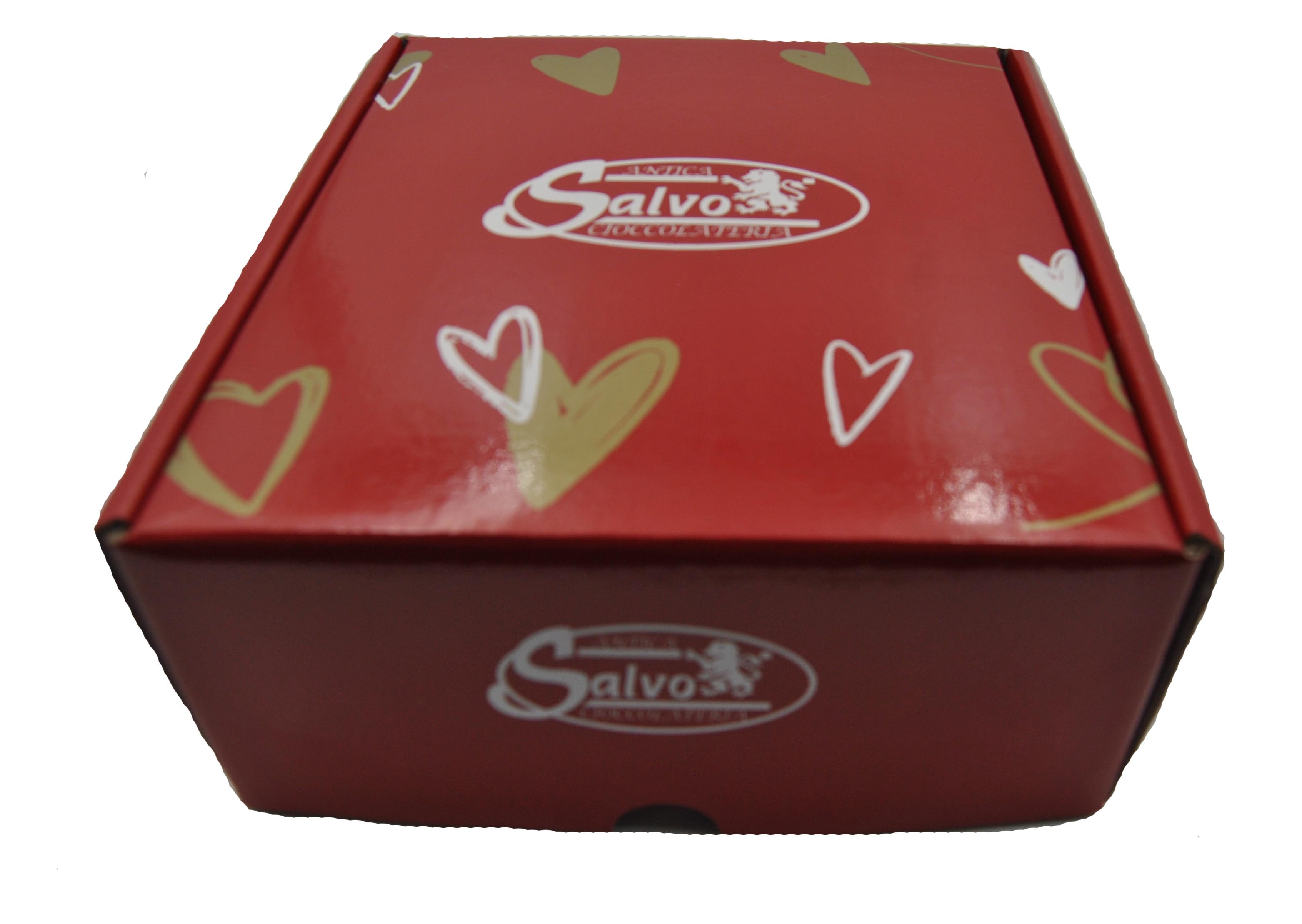 Cuore al latte snickers ripieno di crema caramello gr.650