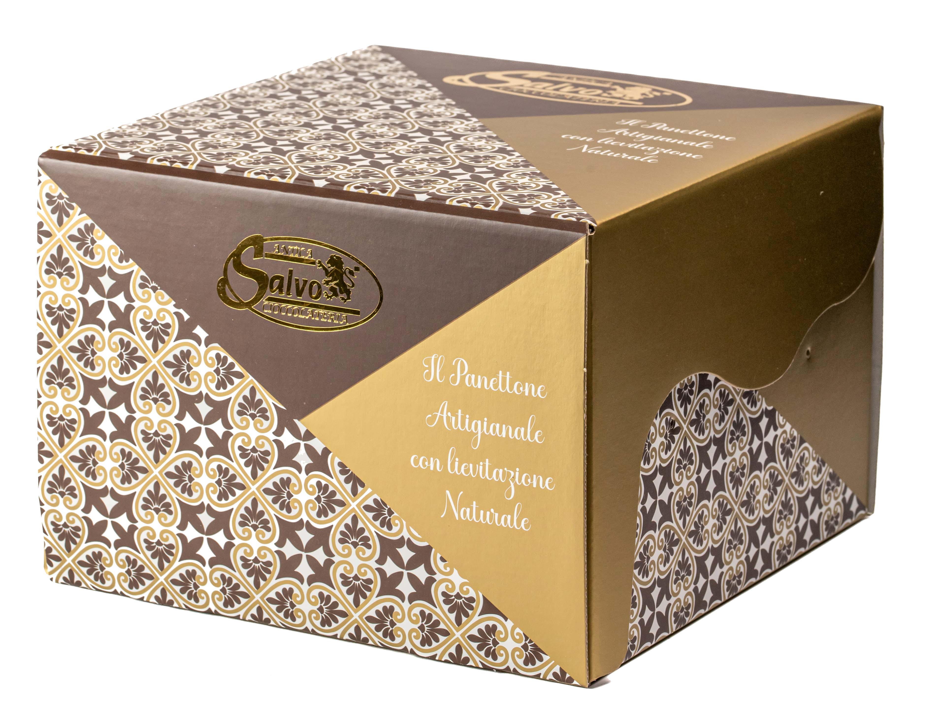 SALVO PANETTONE ARTIGIANALE ALBICOCCA E MANDORLE KG.1