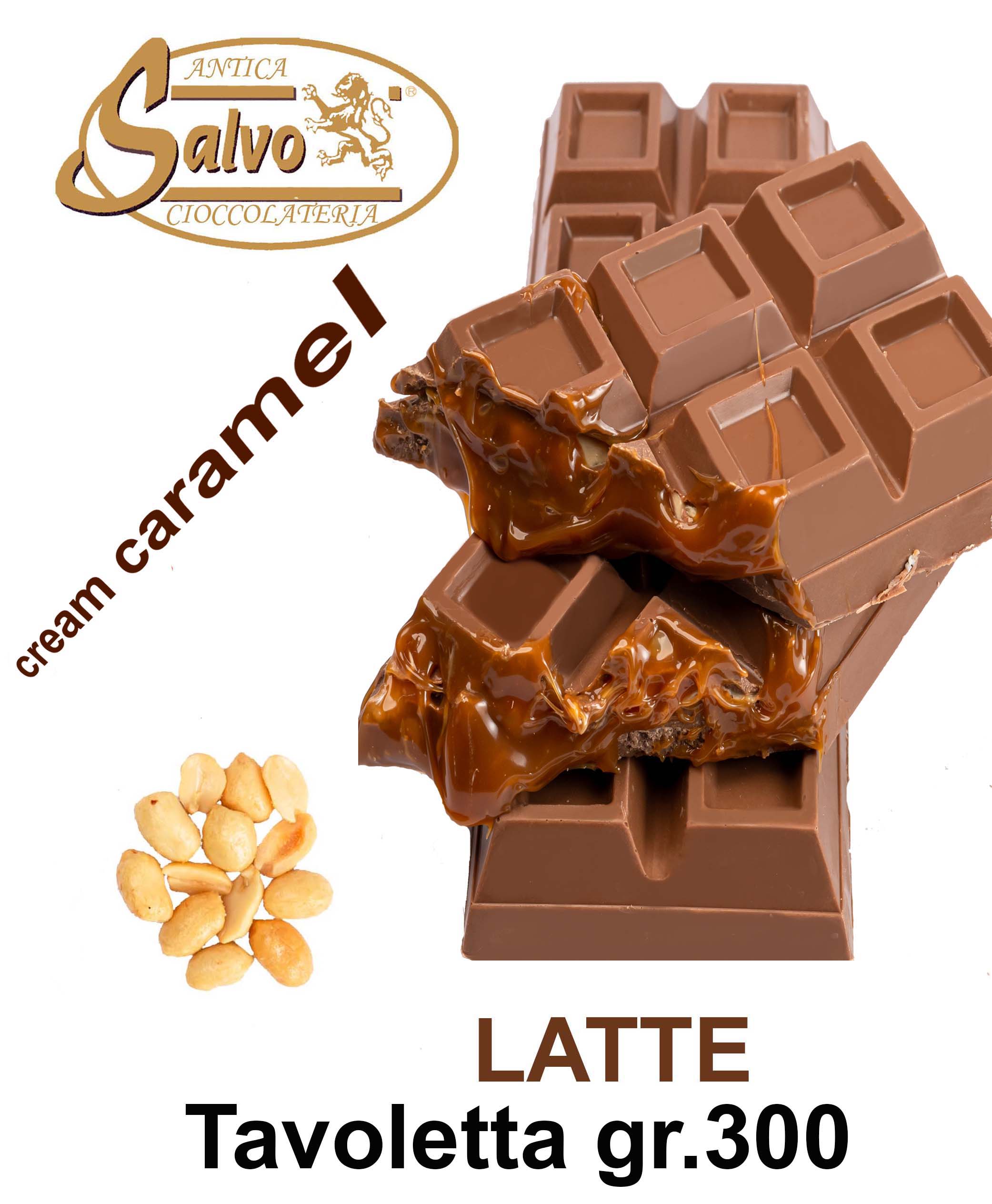Tavoletta di Cioccolato al Latte Ripiena di Cremosella Caramello