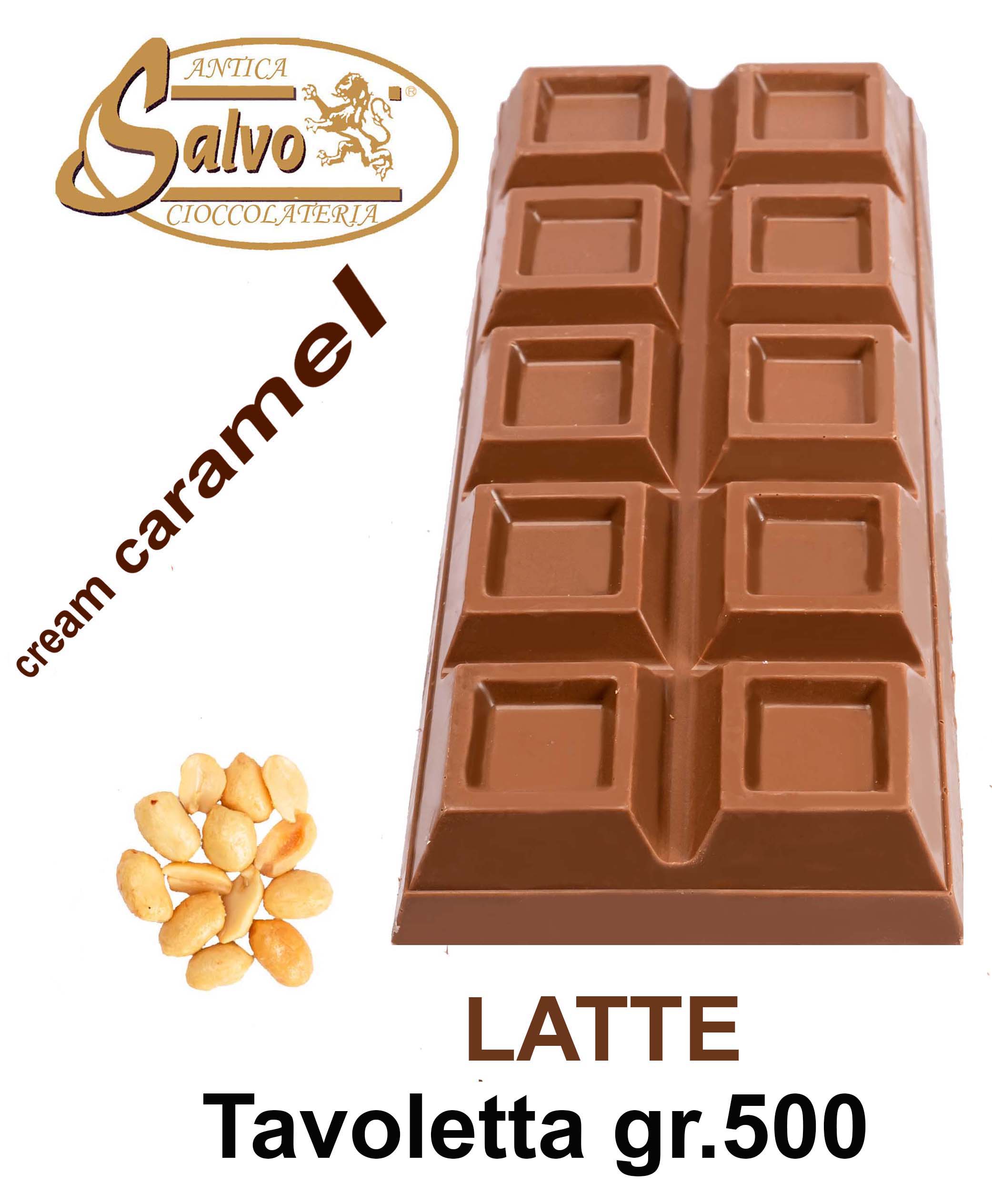 Tavoletta di Cioccolato al Latte Ripiena di Cremosella Caramello