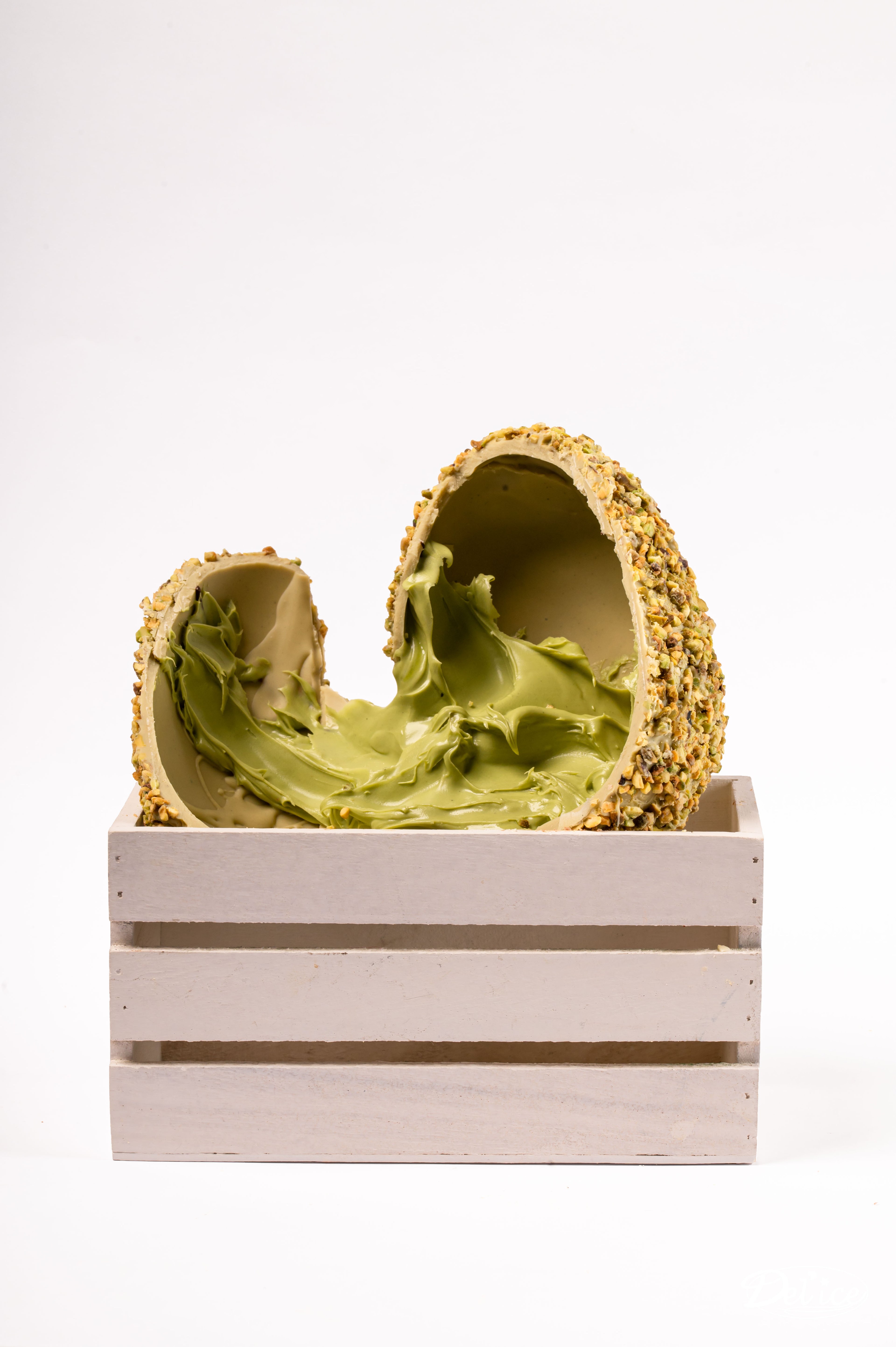 Uovo ripieno di crema pistacchio GR.550