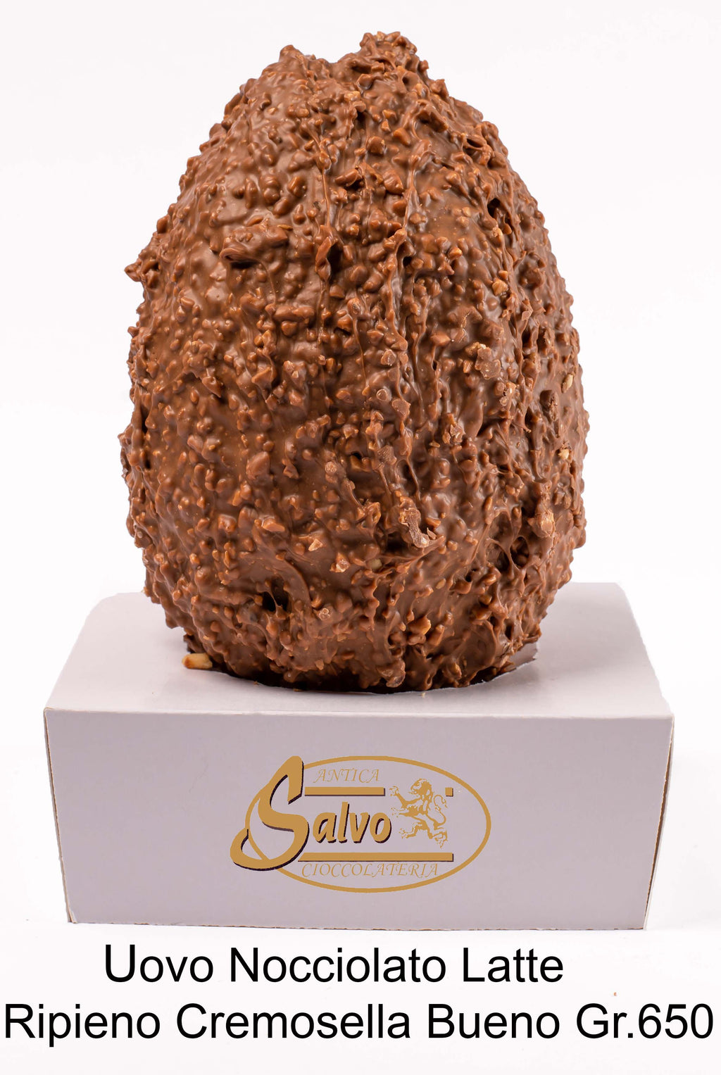 Uovo nocciolato ripieno di crema Bueno gr.650