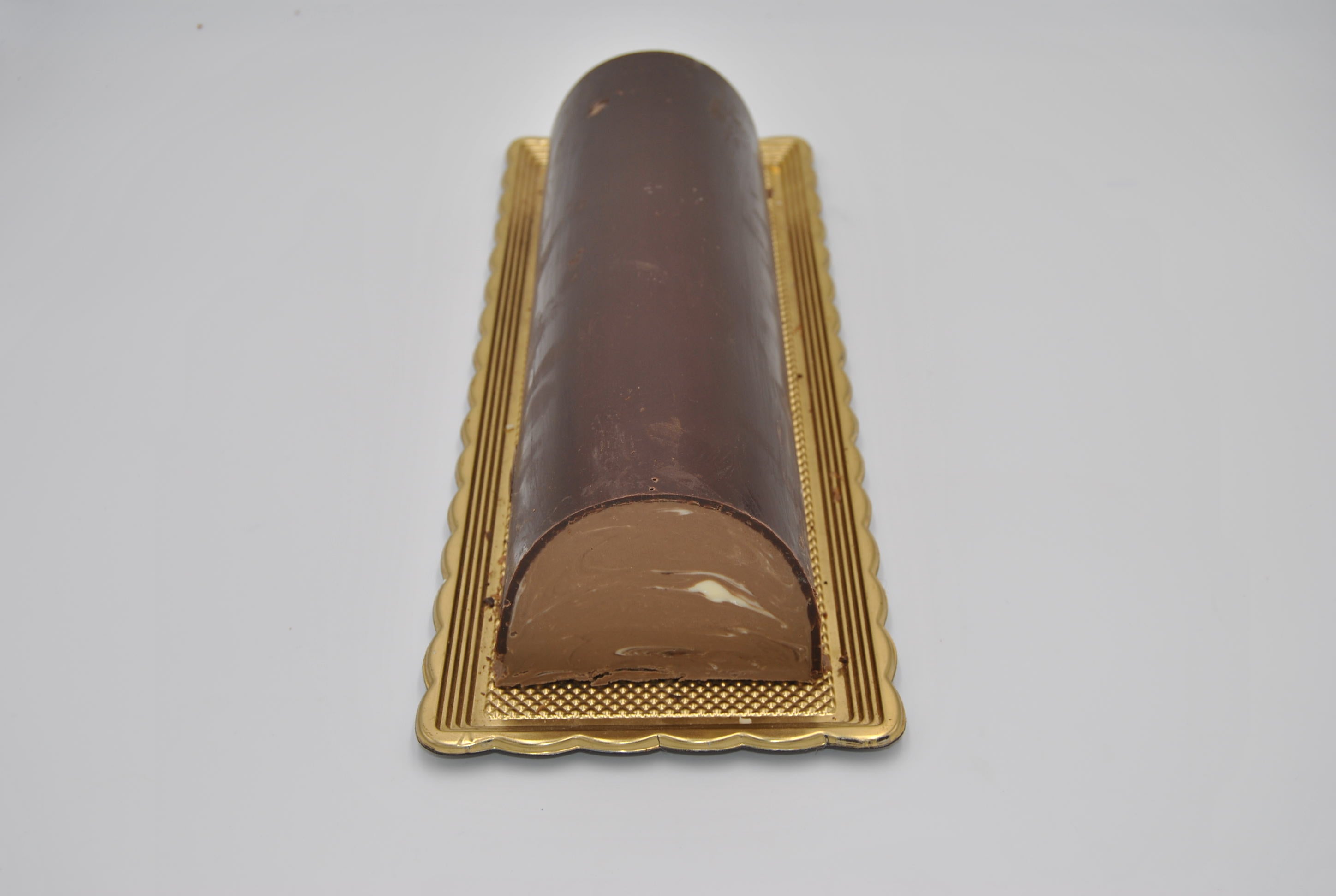 Torrone di cioccolato morbido alla caffè a fette