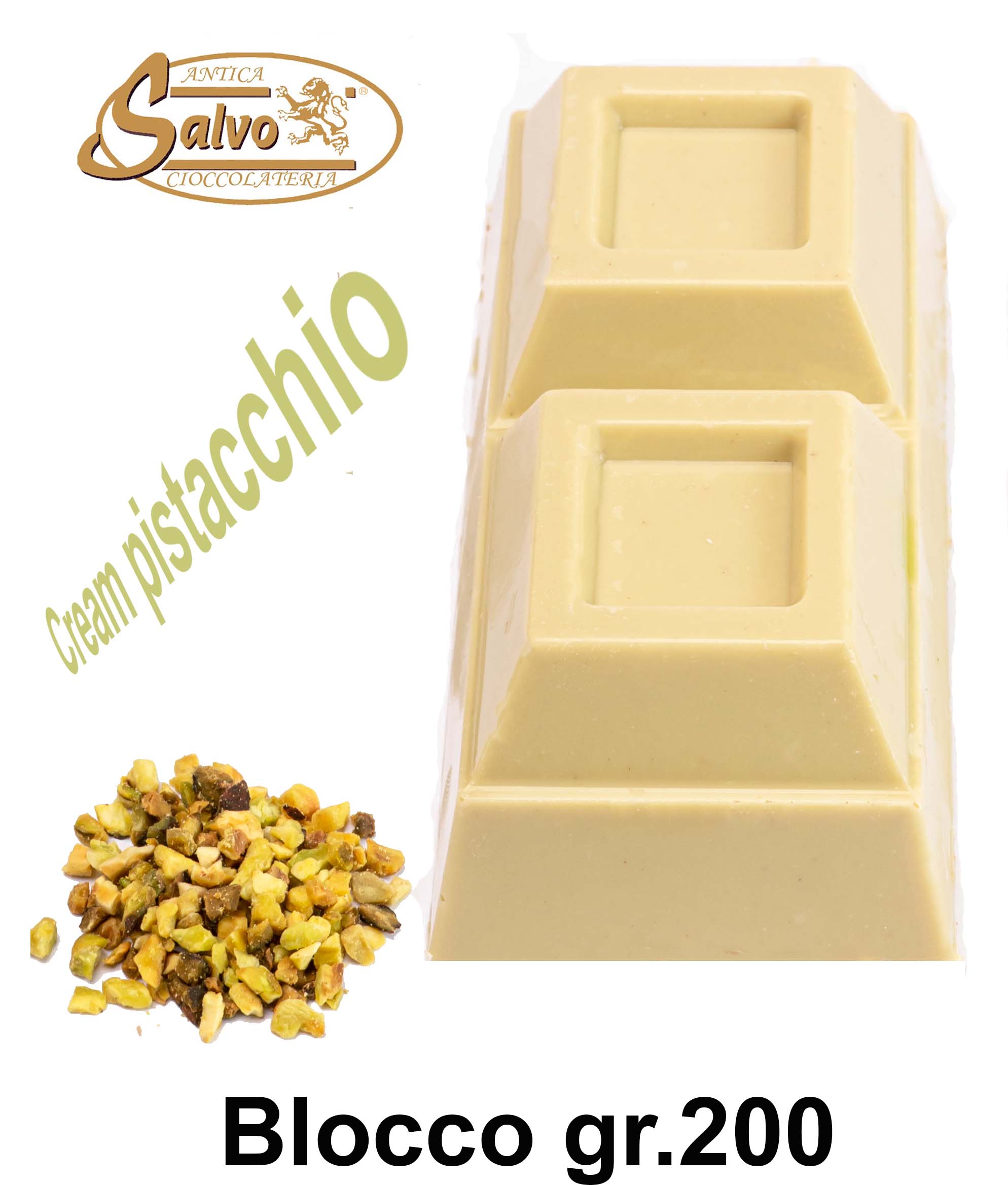 Tavoletta di cioccolato al Pistacchio Ripiena cremosella Pistacchio