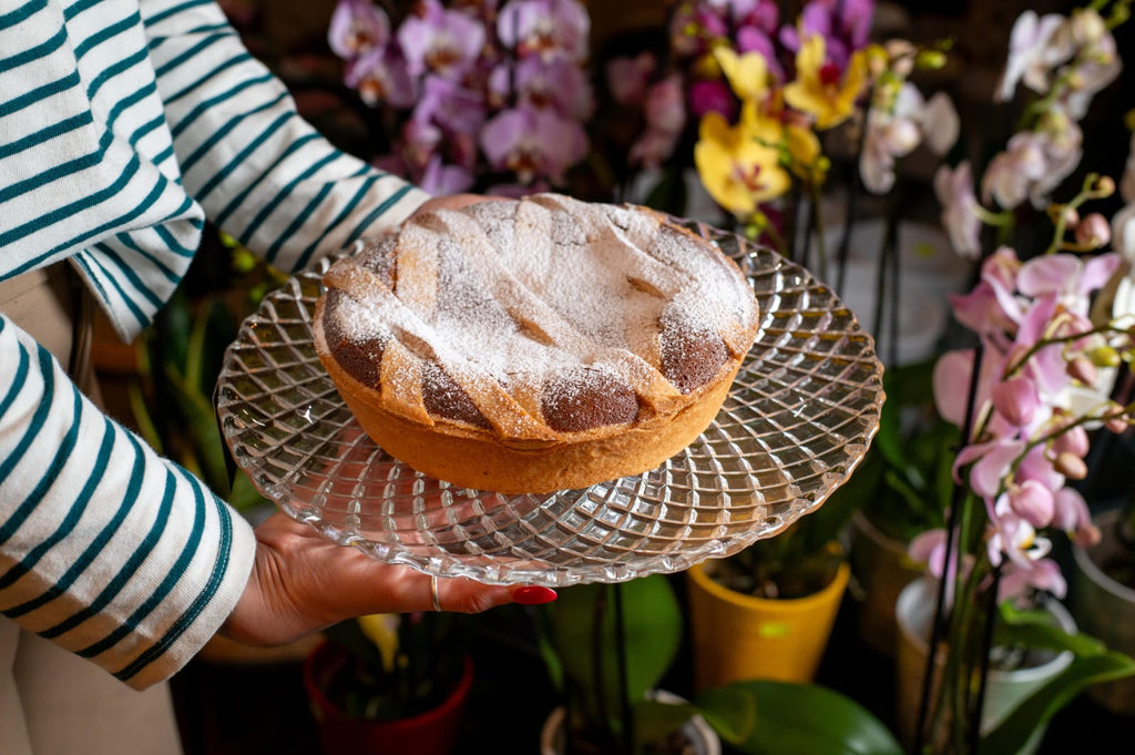 TORTA  AL CIOCCOLATO E MANDORLE