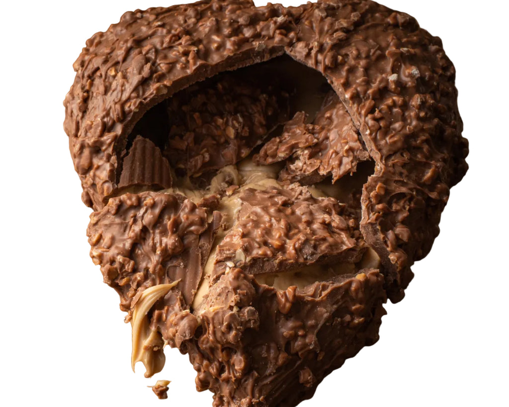 Cuore nocciolato latte ripieno di crema bueno gr.650