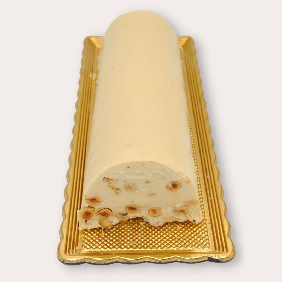 Torrone di cioccolato morbido al Galak a fette